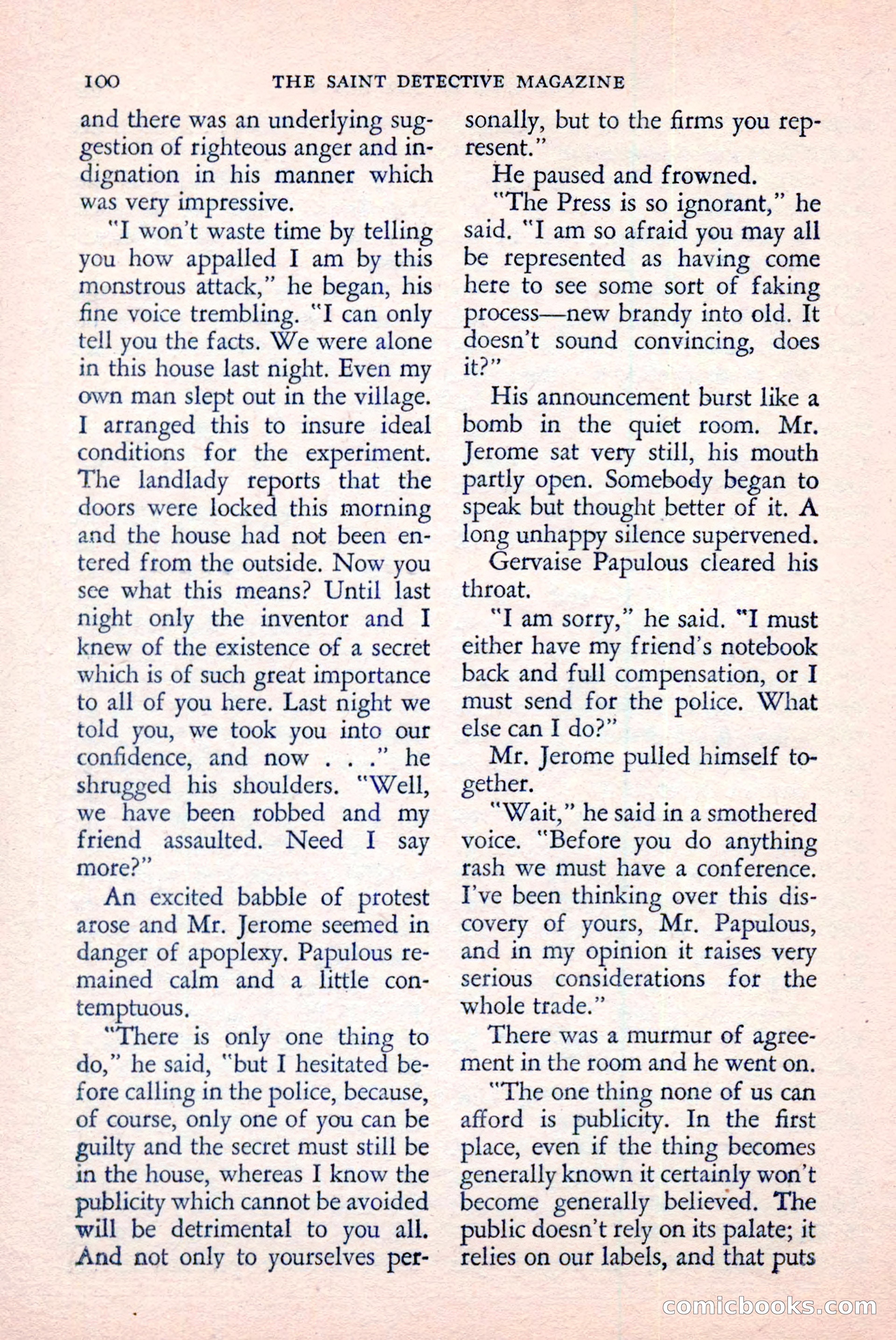 The Saint Detective Magazine, June 1958 — page 102 of 132