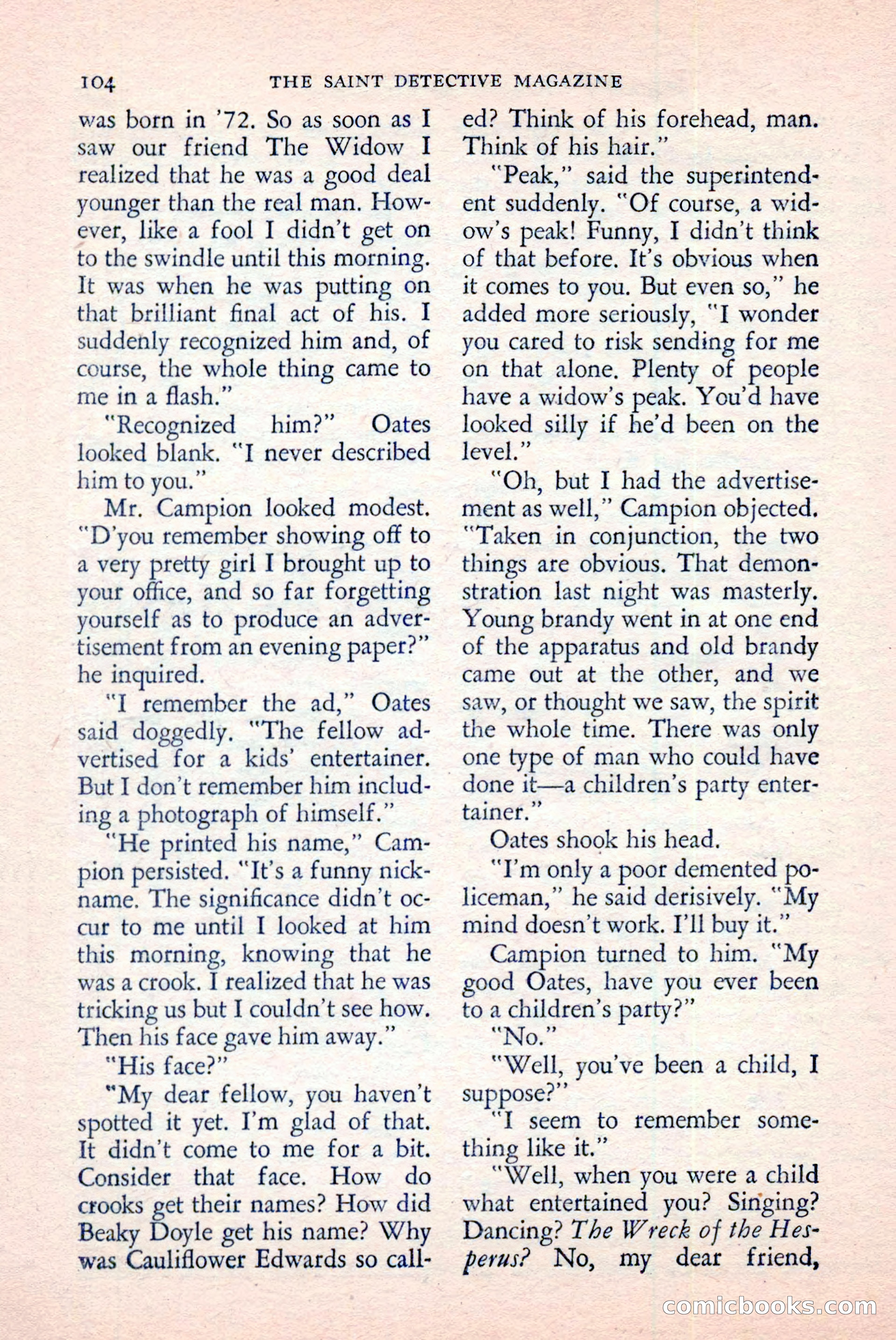 The Saint Detective Magazine, June 1958 — page 106 of 132