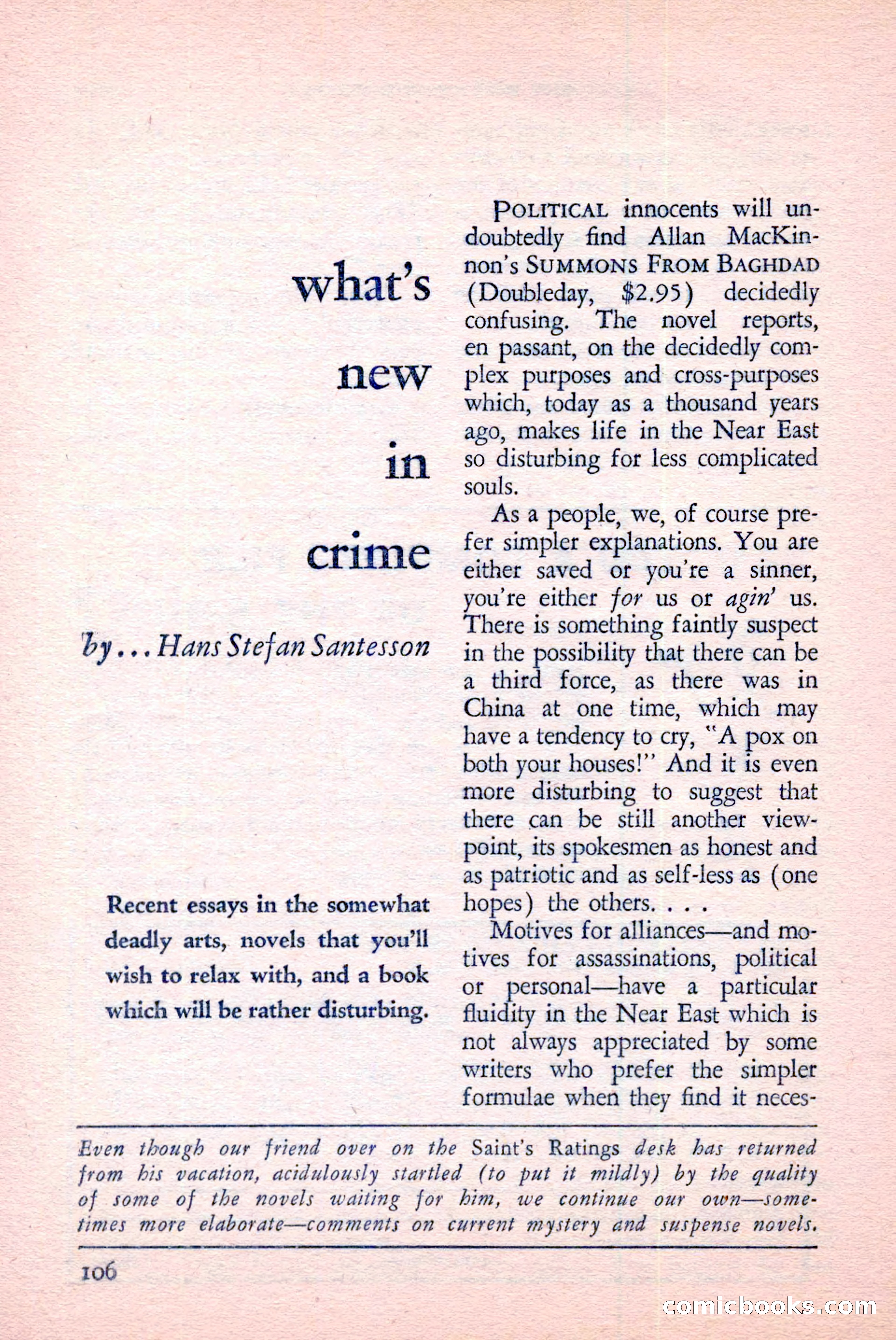 The Saint Detective Magazine, June 1958 — page 108 of 132