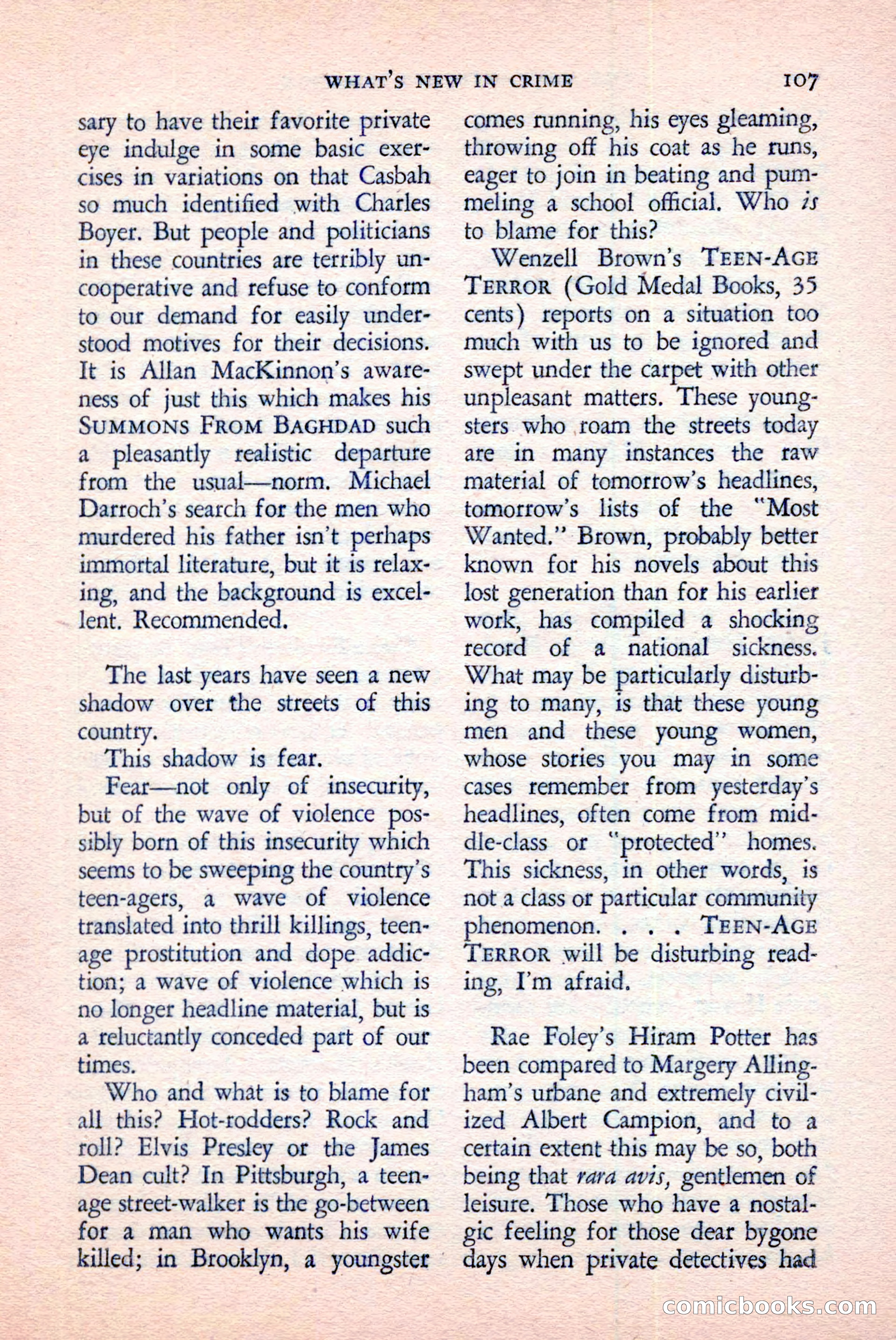 The Saint Detective Magazine, June 1958 — page 109 of 132