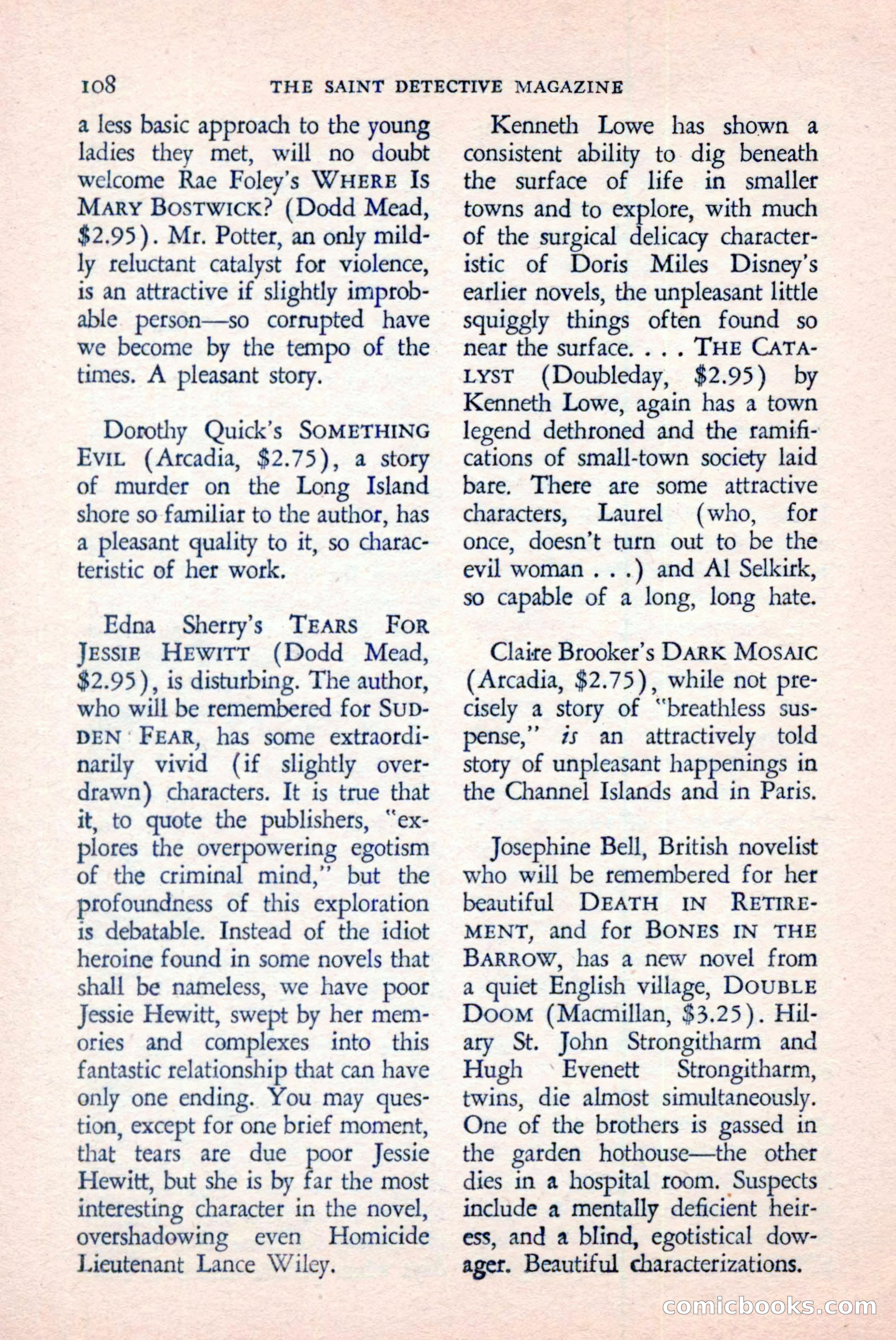 The Saint Detective Magazine, June 1958 — page 110 of 132