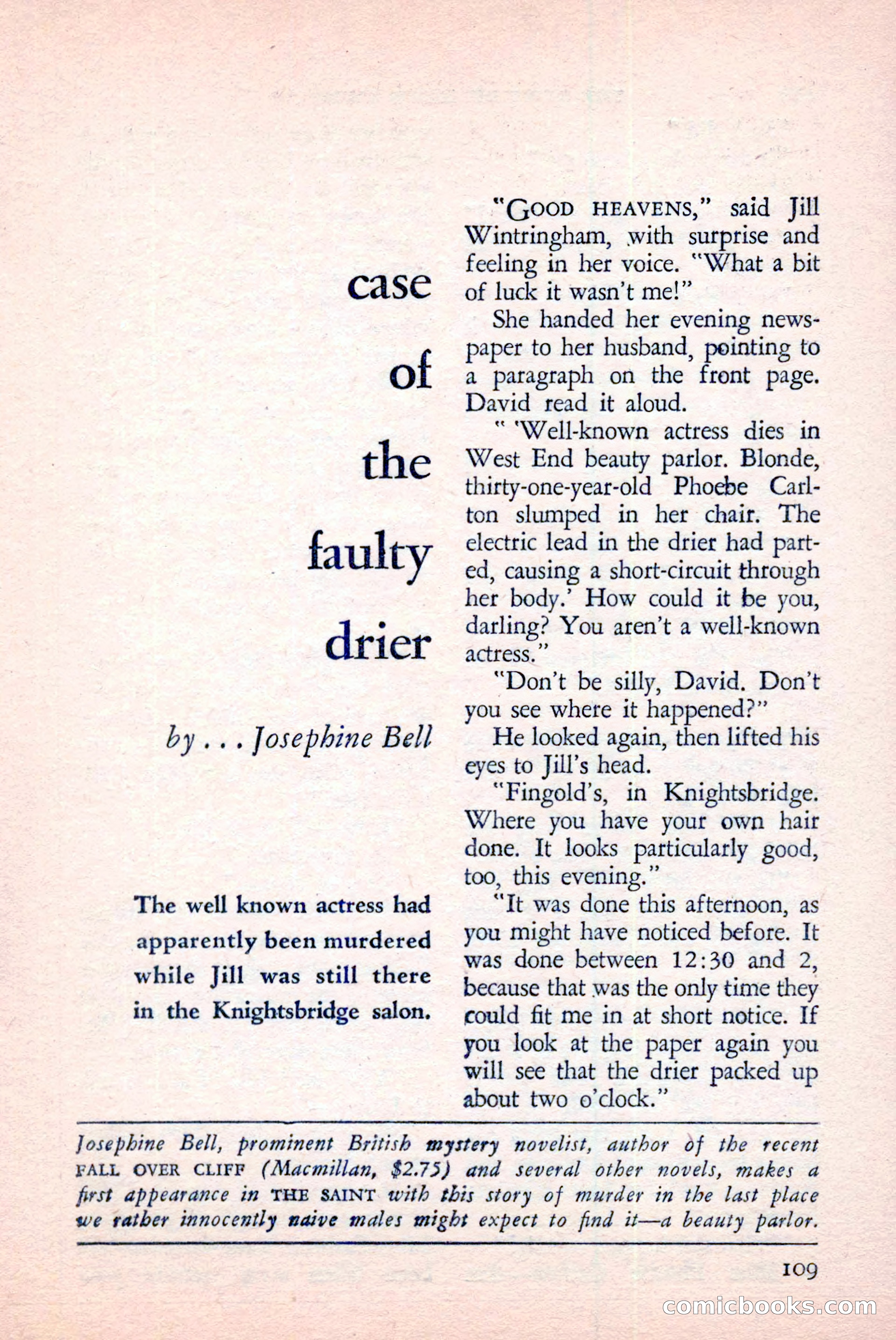 The Saint Detective Magazine, June 1958 — page 111 of 132