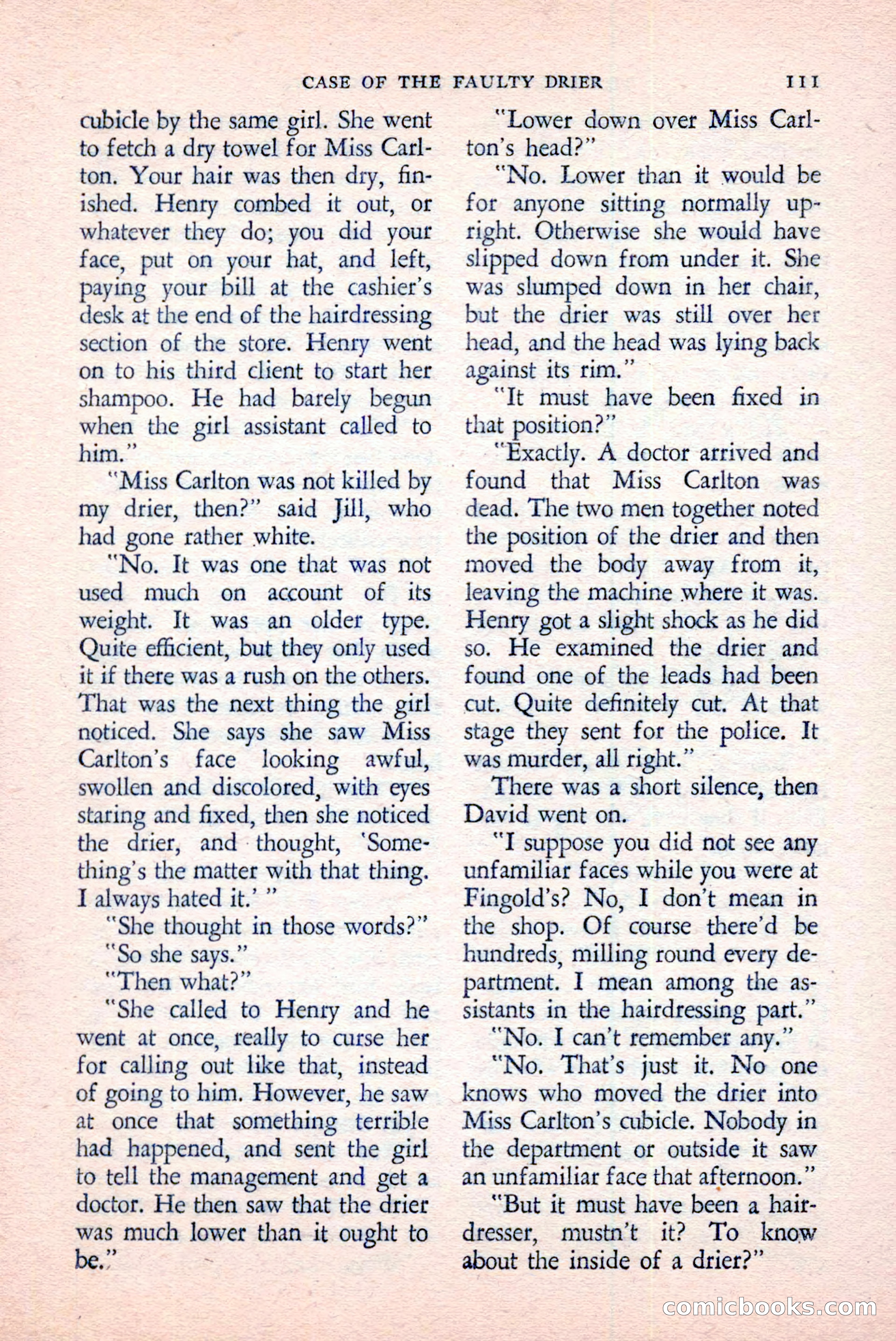 The Saint Detective Magazine, June 1958 — page 113 of 132