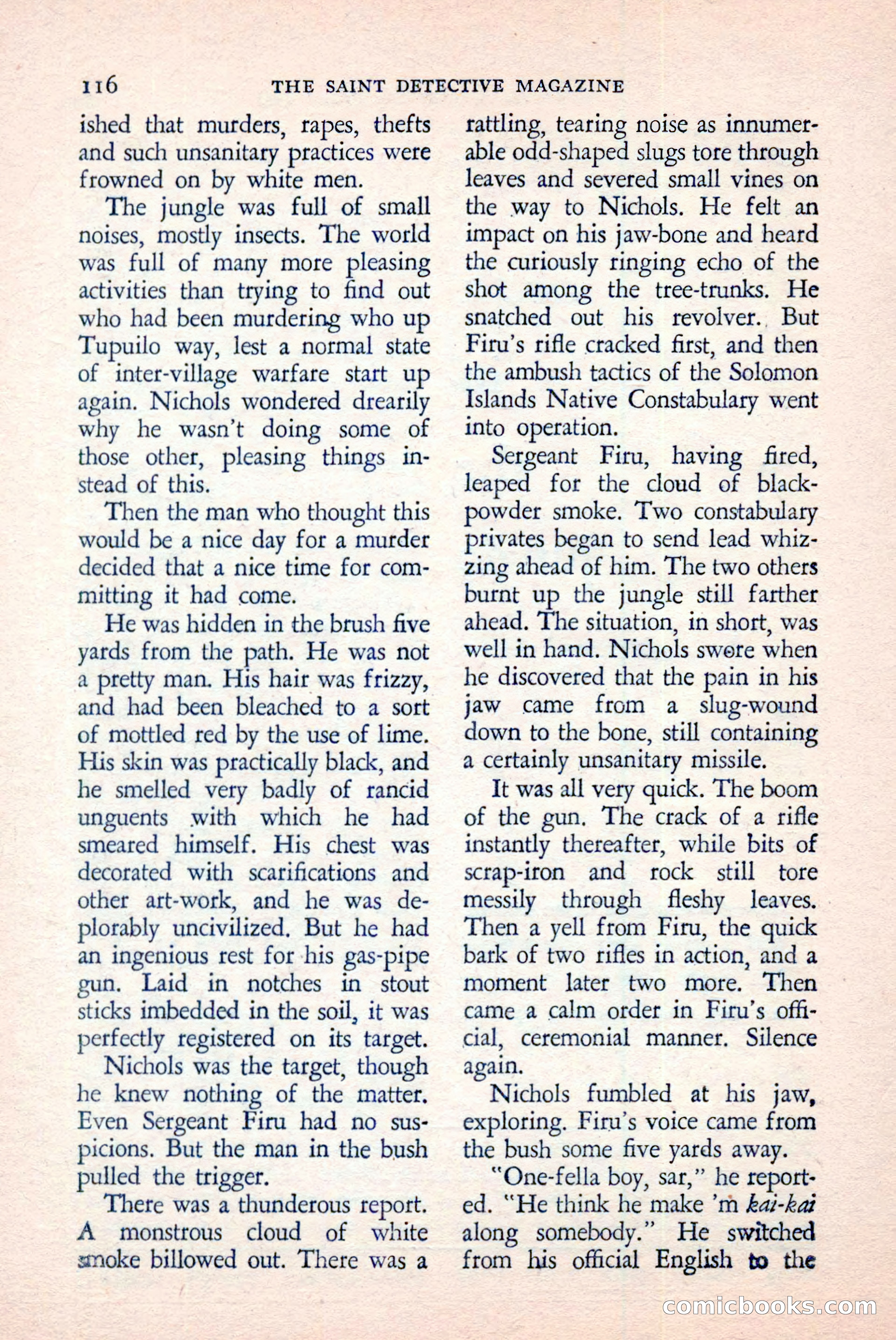 The Saint Detective Magazine, June 1958 — page 118 of 132