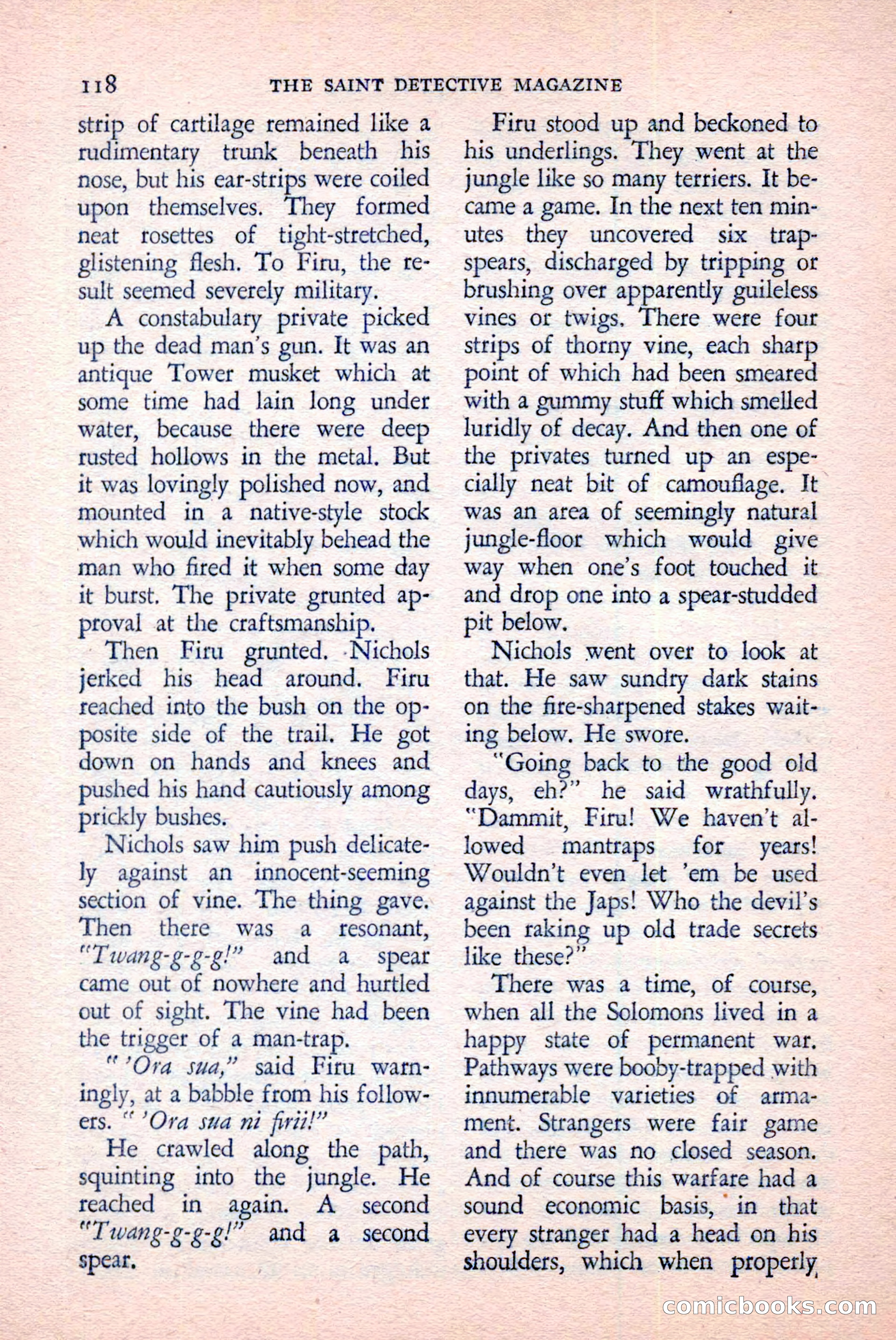The Saint Detective Magazine, June 1958 — page 120 of 132