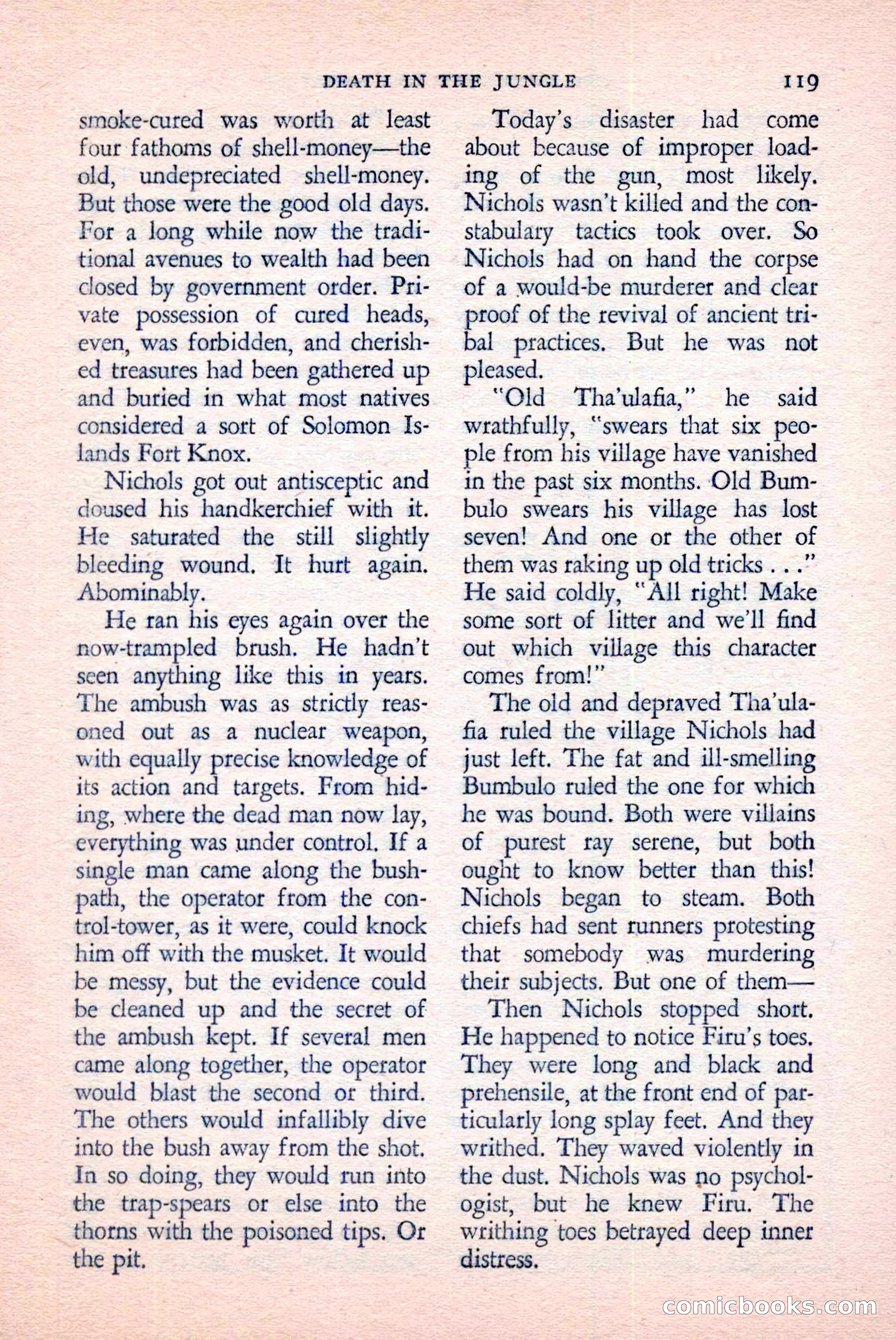 The Saint Detective Magazine, June 1958 — page 121 of 132