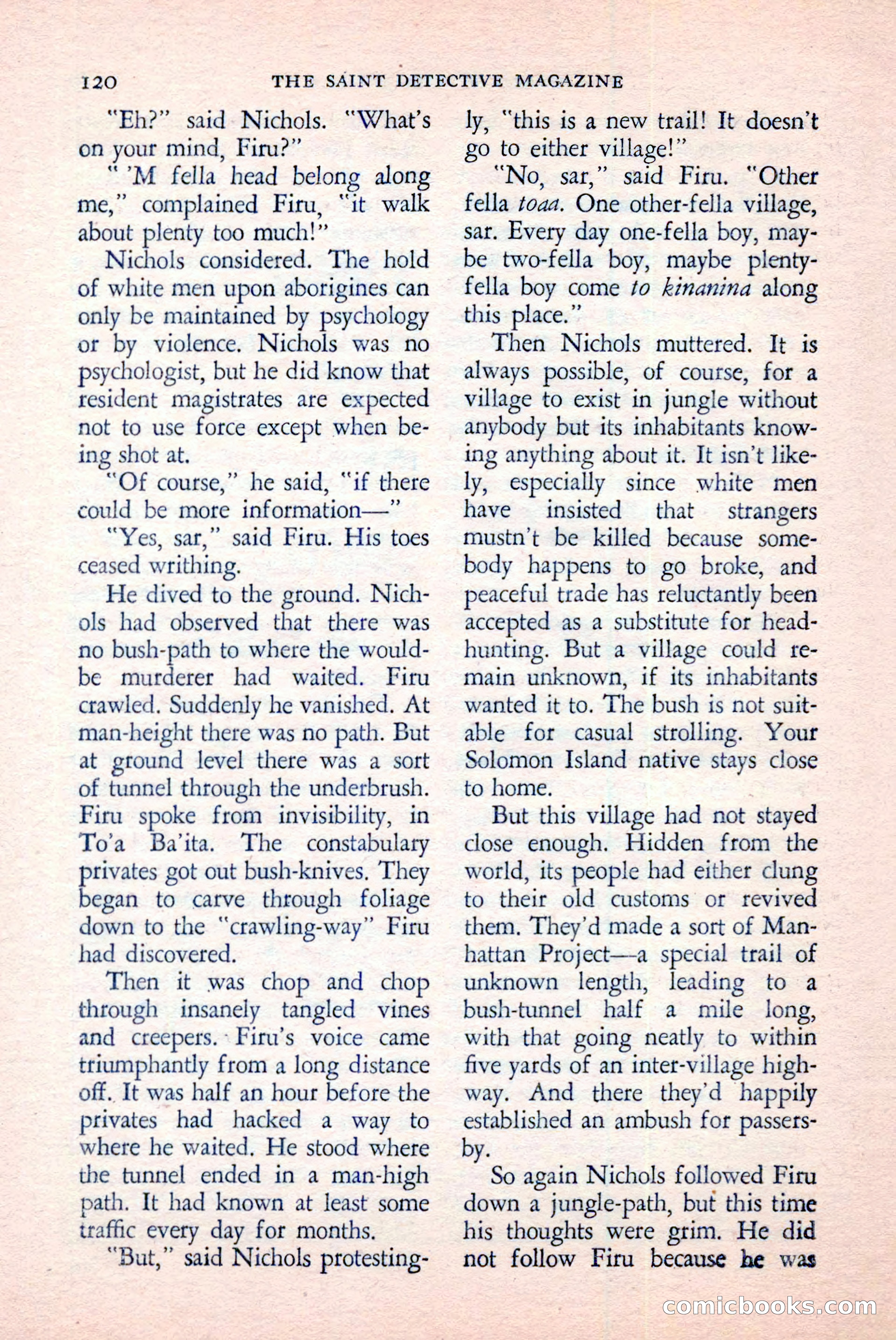 The Saint Detective Magazine, June 1958 — page 122 of 132