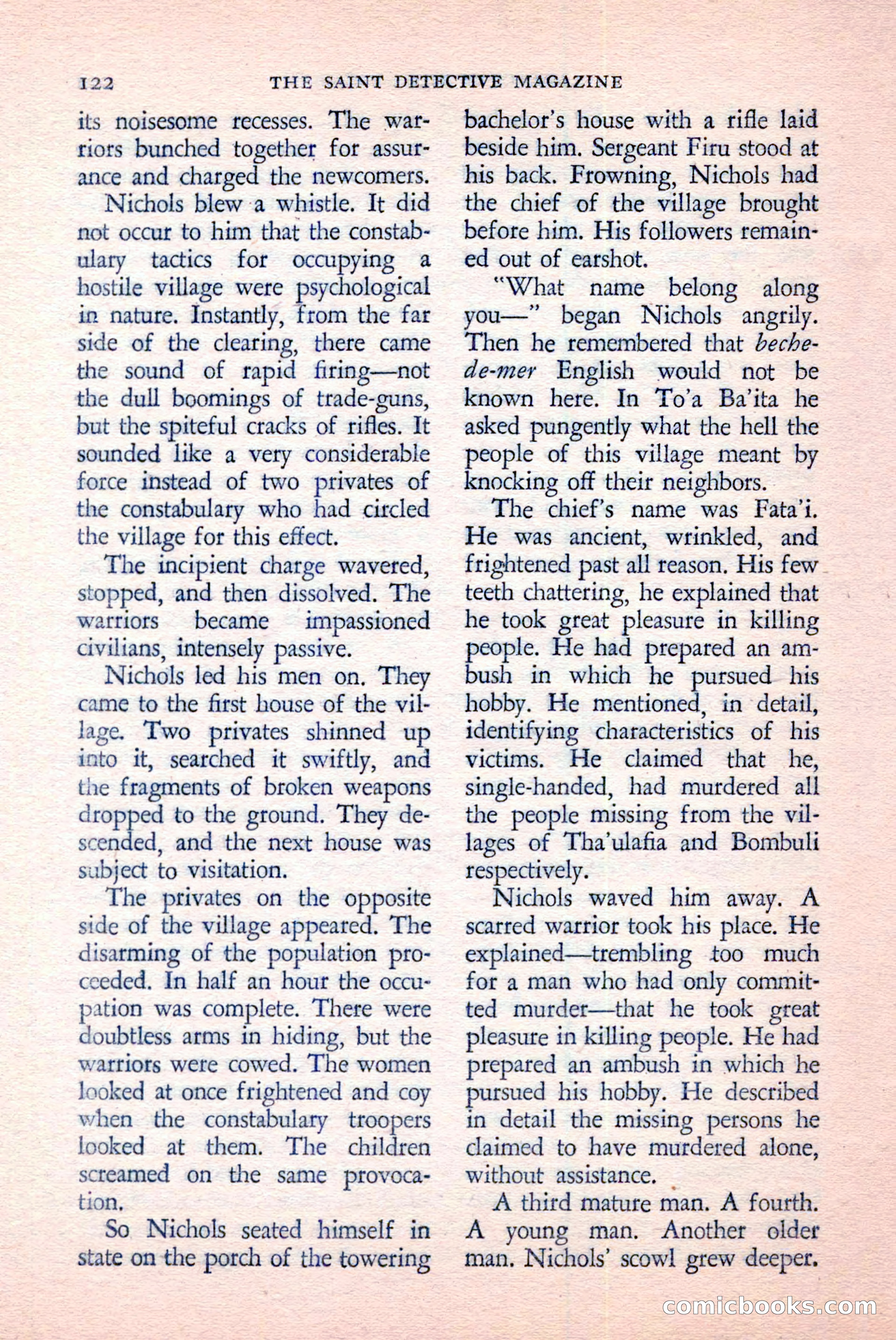 The Saint Detective Magazine, June 1958 — page 124 of 132
