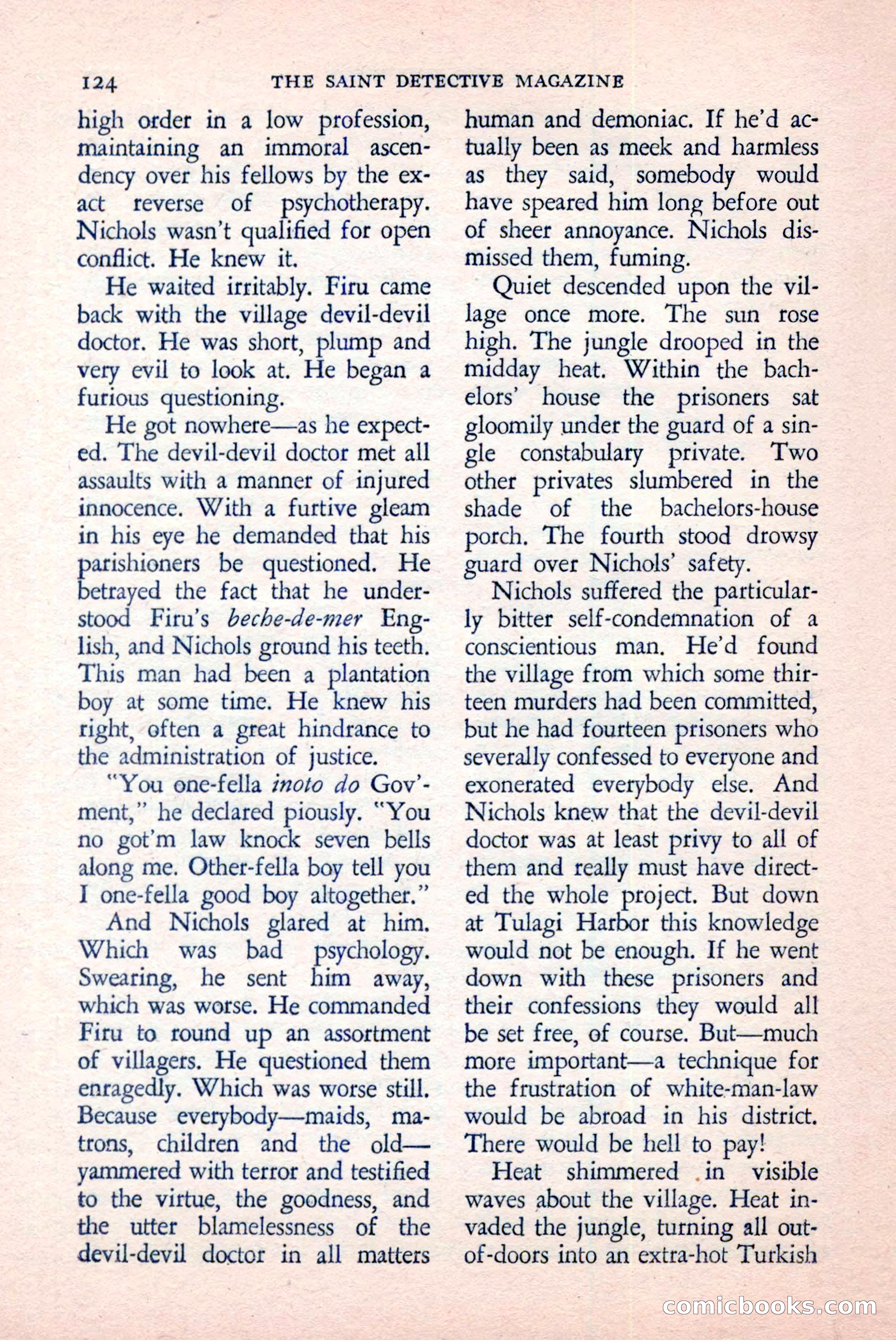 The Saint Detective Magazine, June 1958 — page 126 of 132