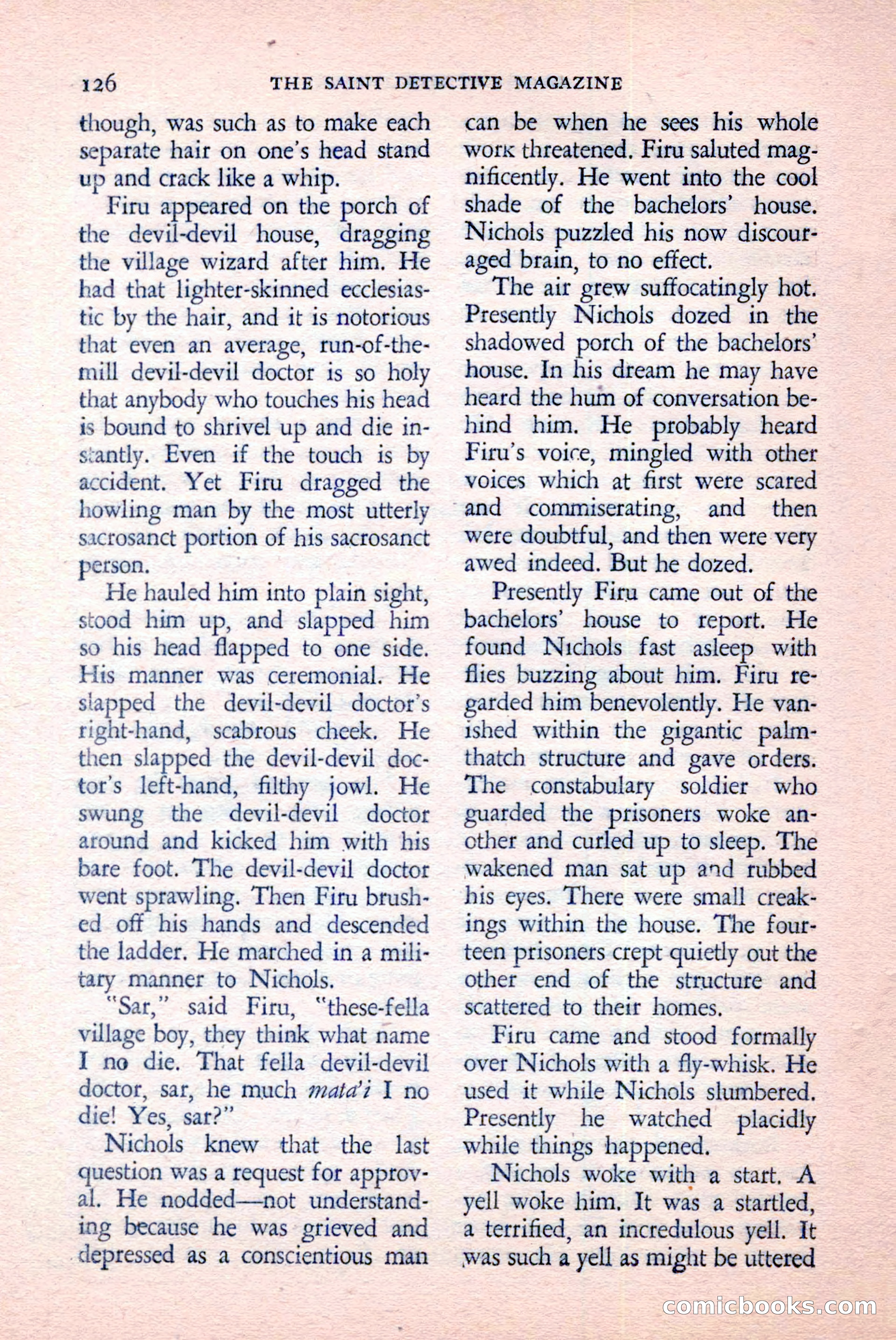 The Saint Detective Magazine, June 1958 — page 128 of 132
