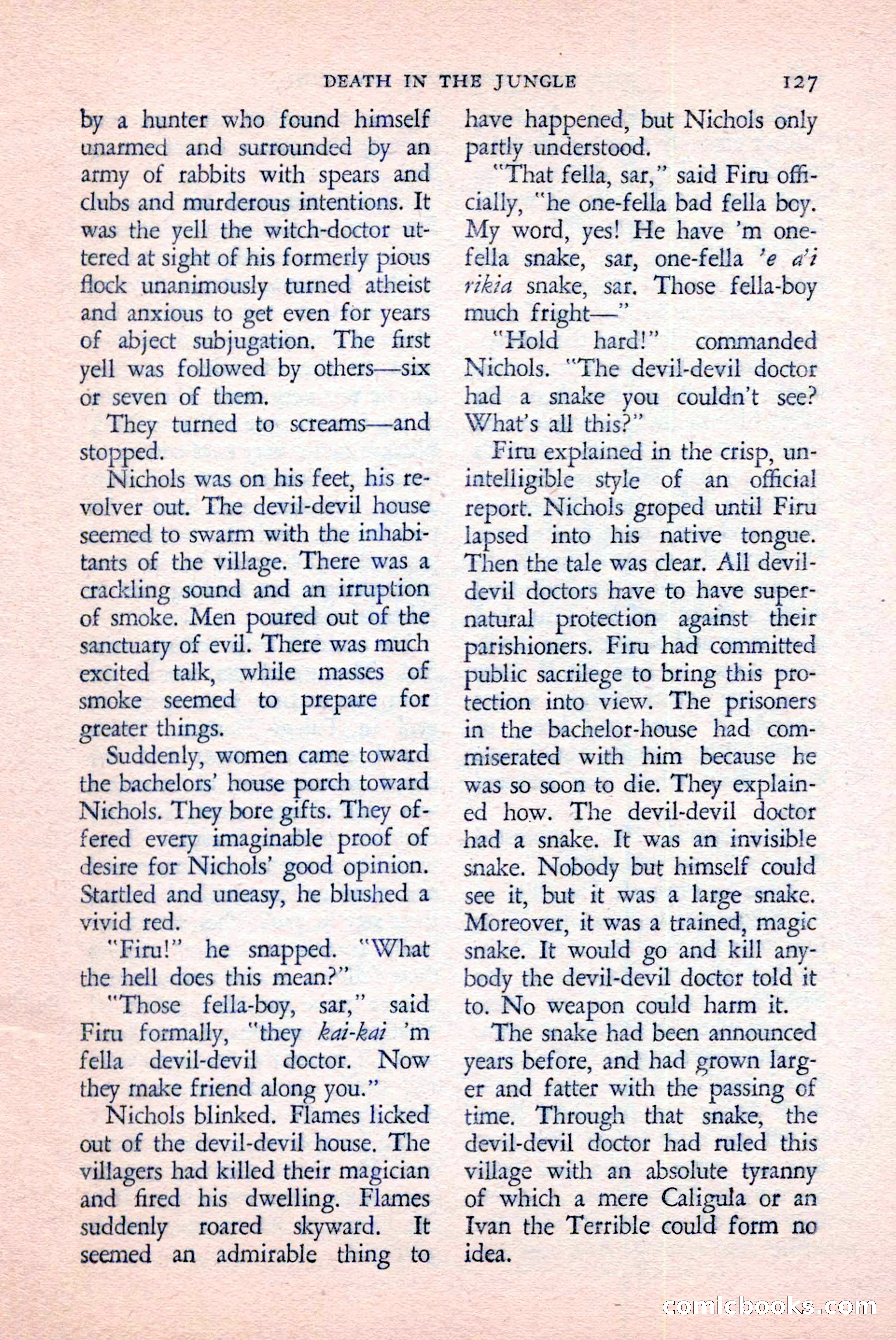 The Saint Detective Magazine, June 1958 — page 129 of 132