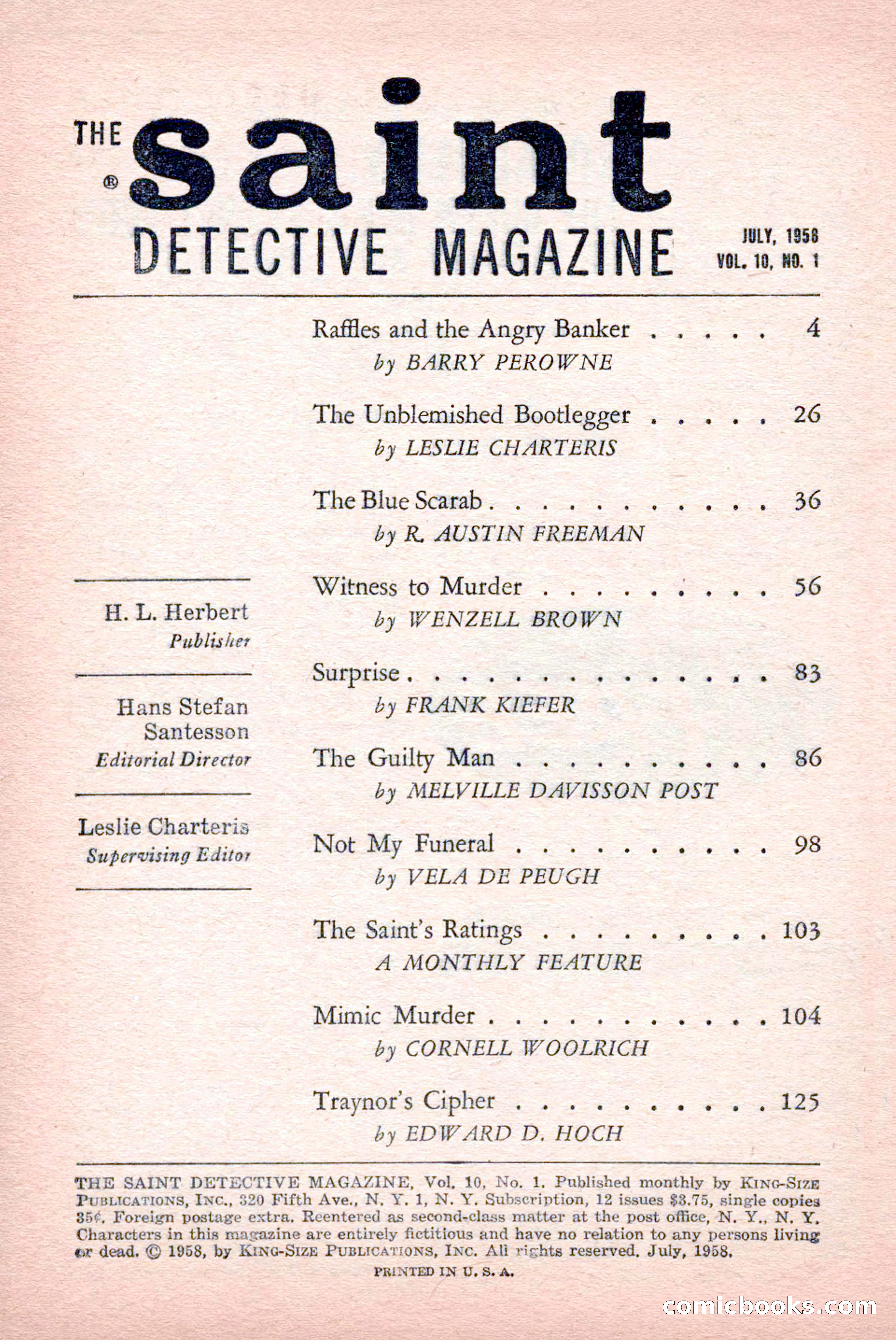 The Saint Detective Magazine — page 4 of 132