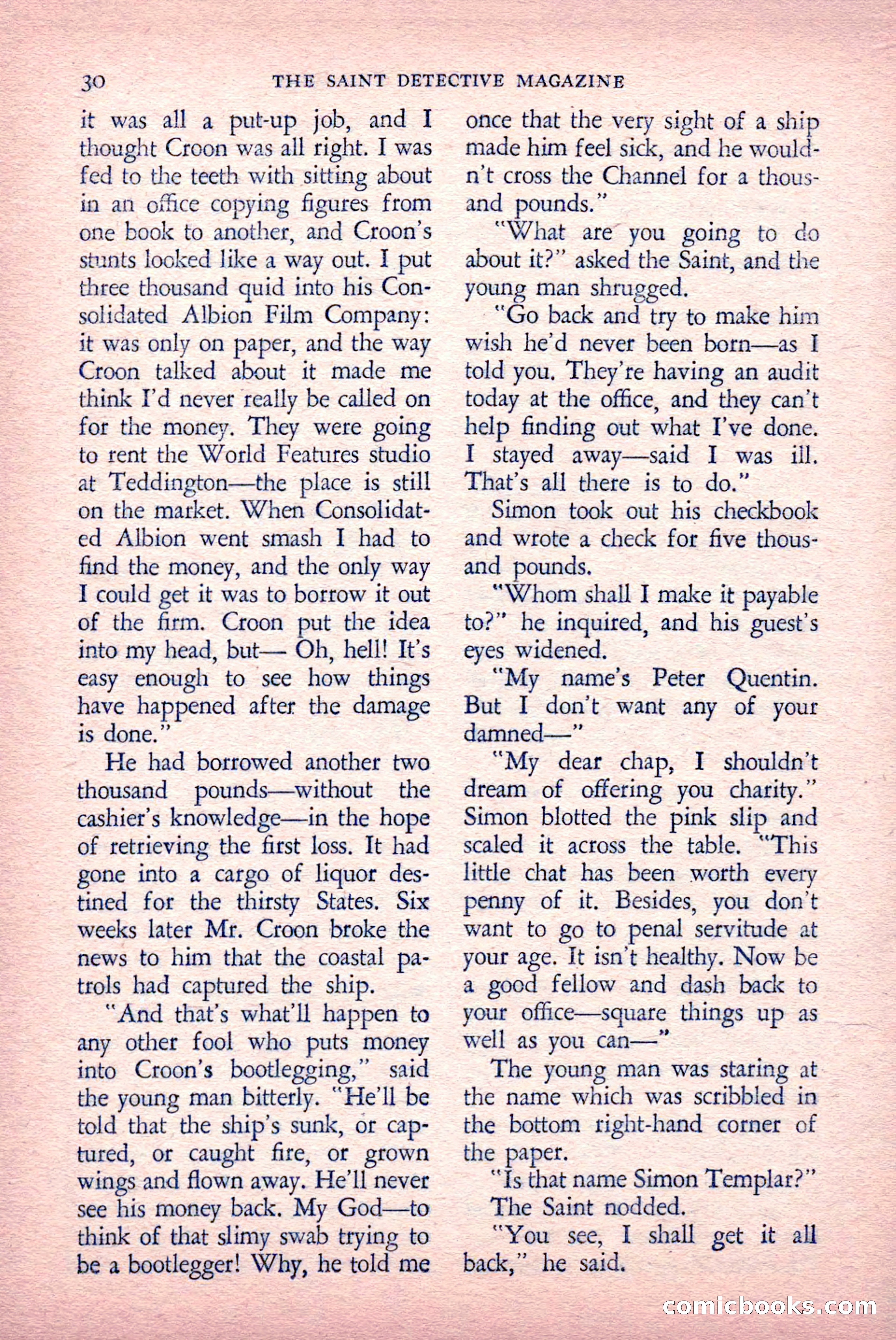 The Saint Detective Magazine — page 32 of 132