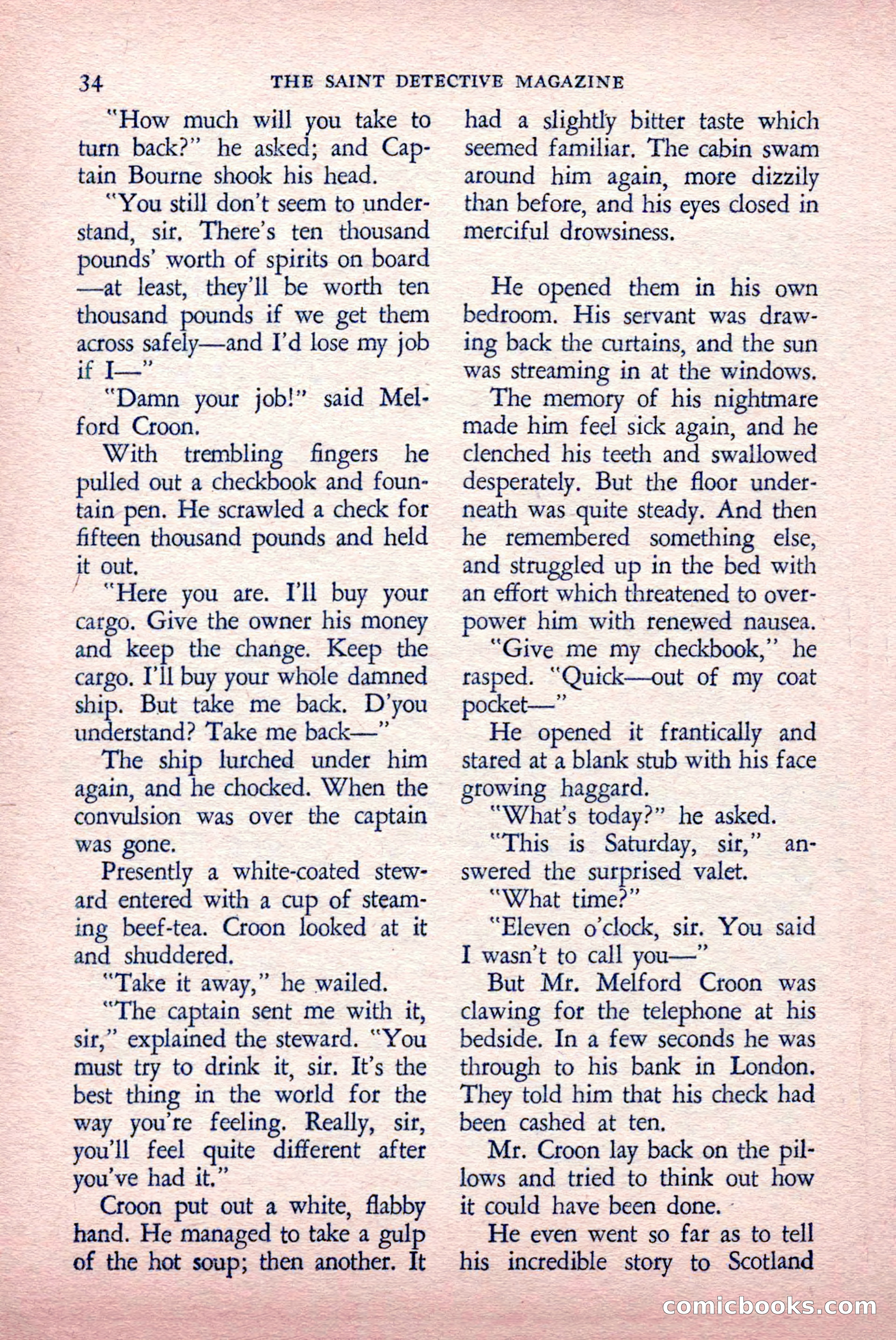 The Saint Detective Magazine — page 36 of 132