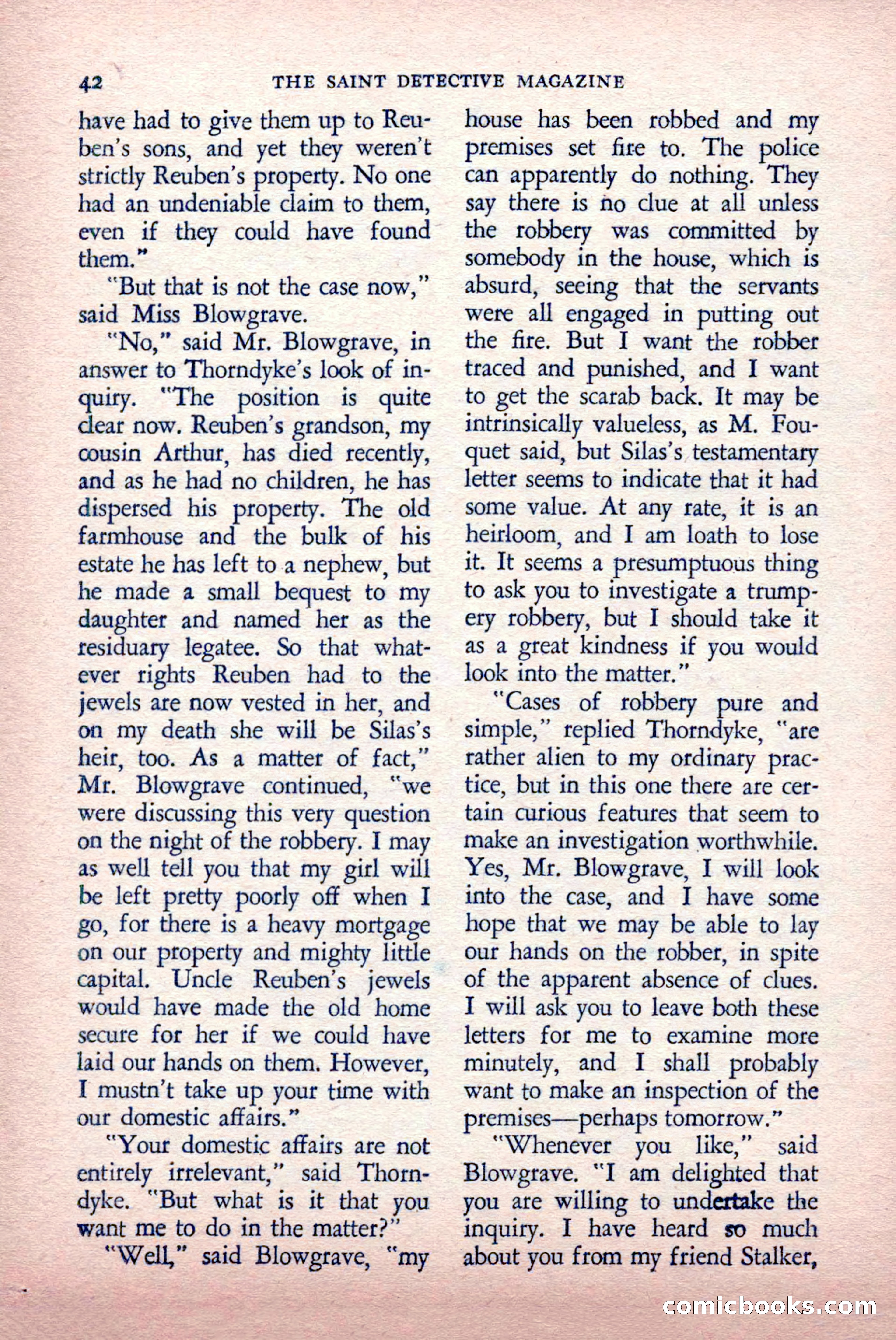 The Saint Detective Magazine — page 44 of 132