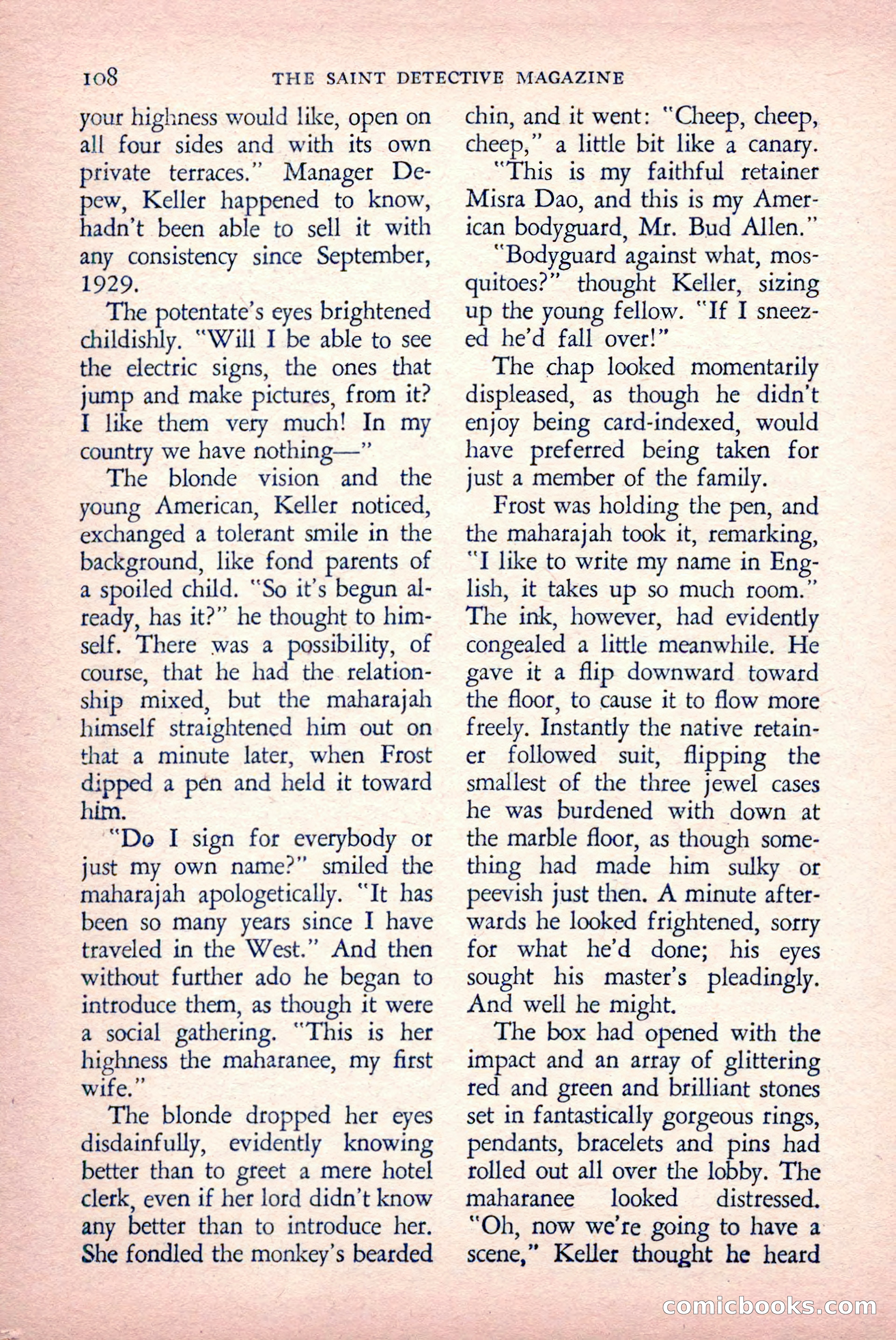 The Saint Detective Magazine — page 110 of 132