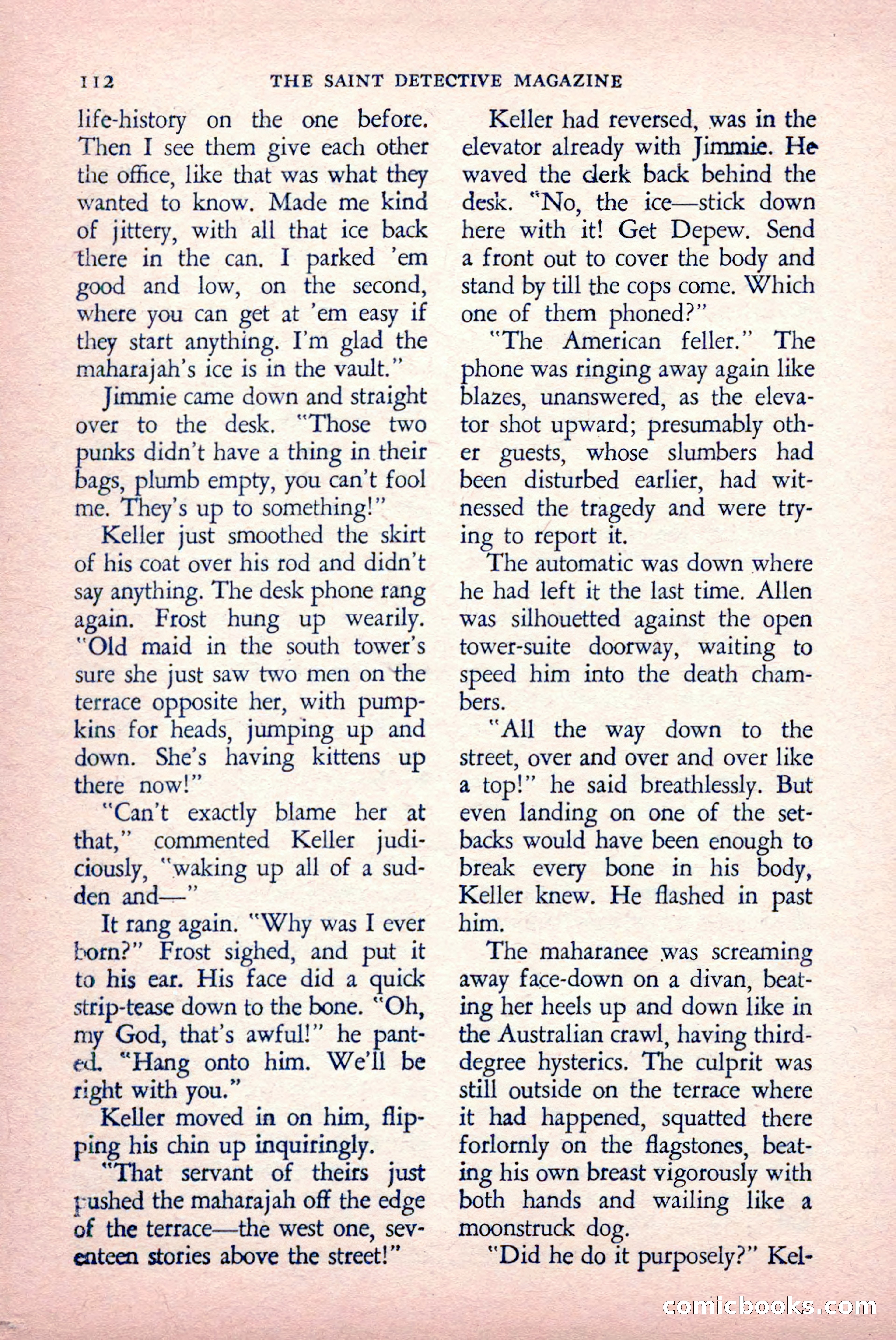 The Saint Detective Magazine — page 114 of 132