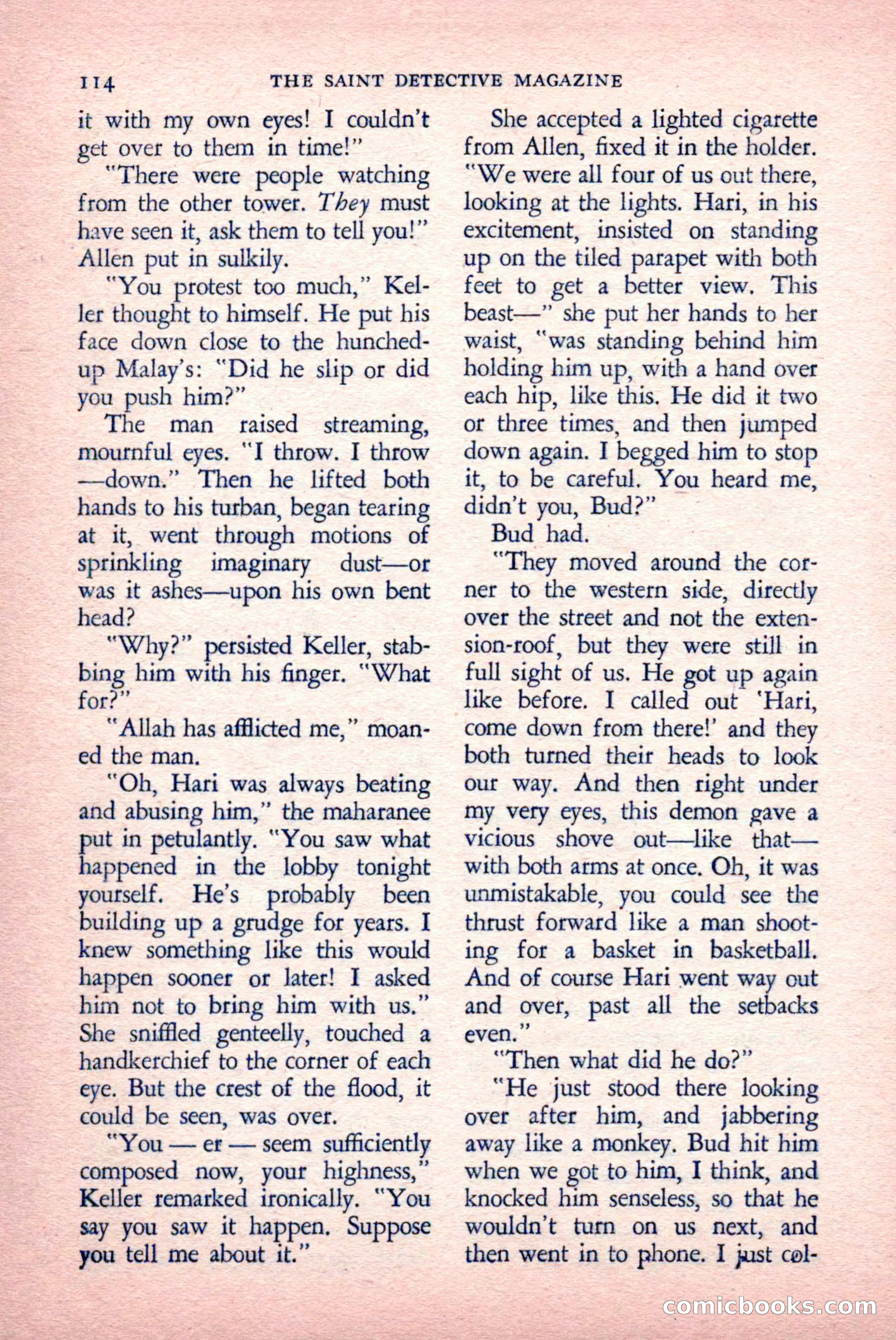 The Saint Detective Magazine — page 116 of 132