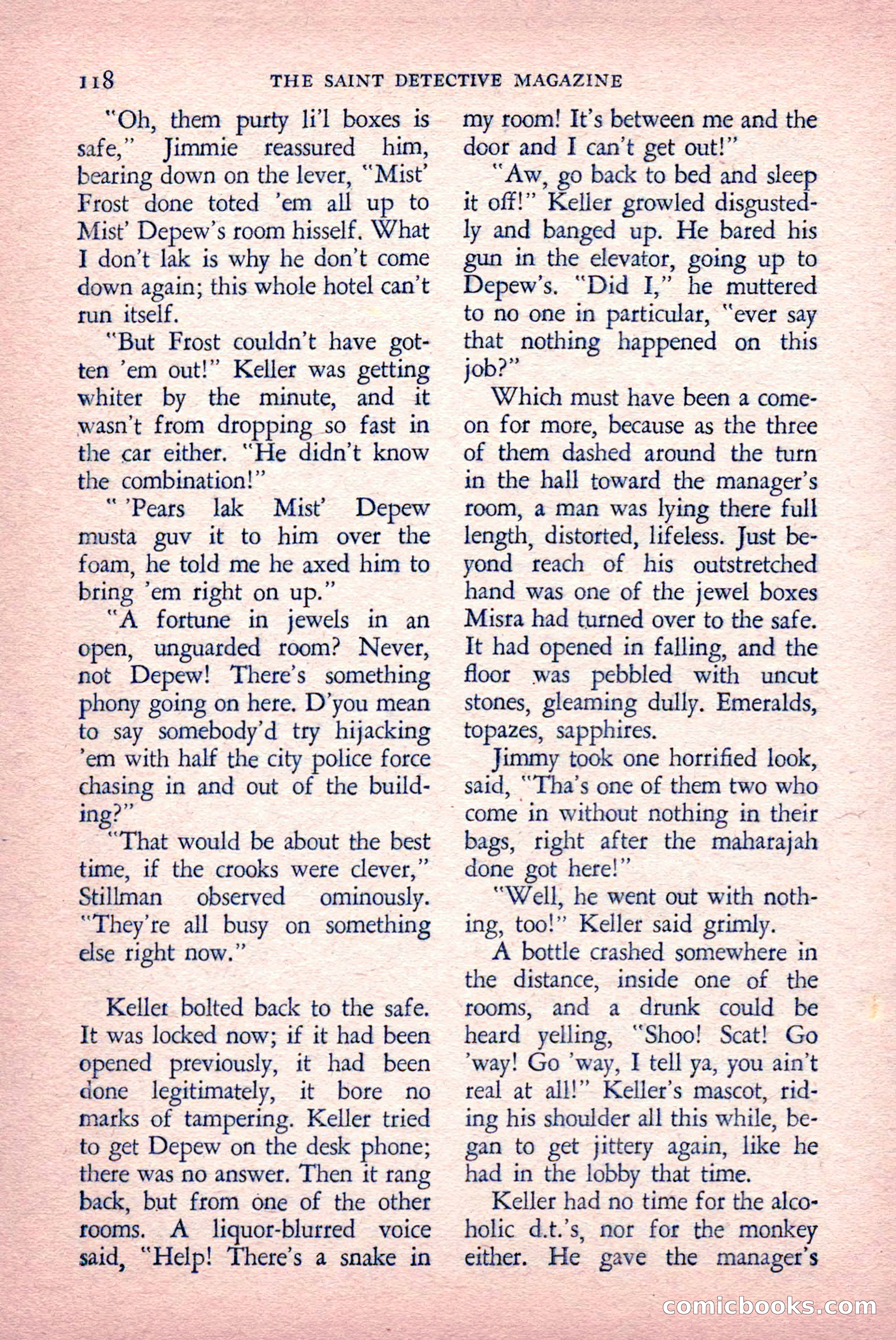The Saint Detective Magazine — page 120 of 132