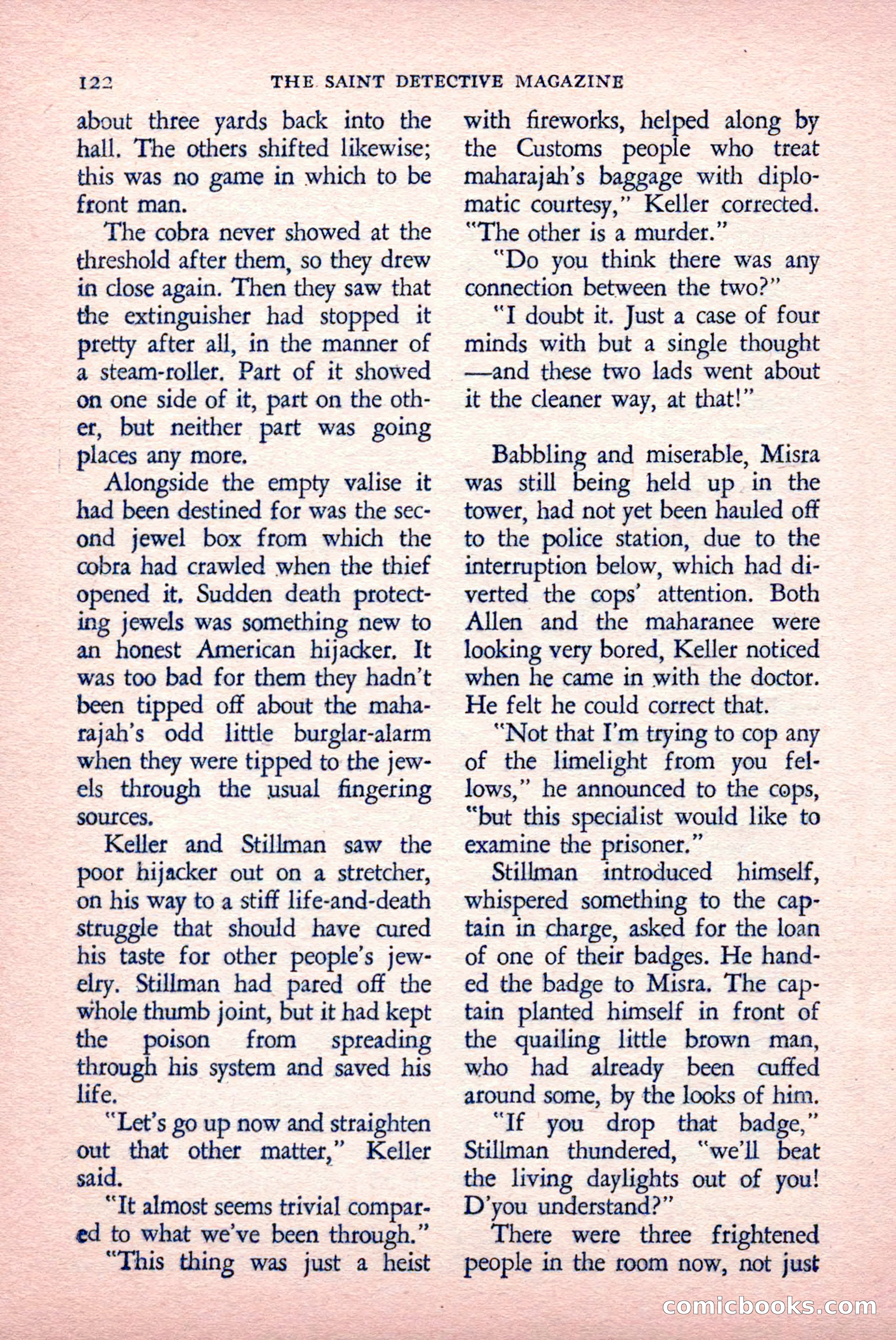 The Saint Detective Magazine — page 124 of 132
