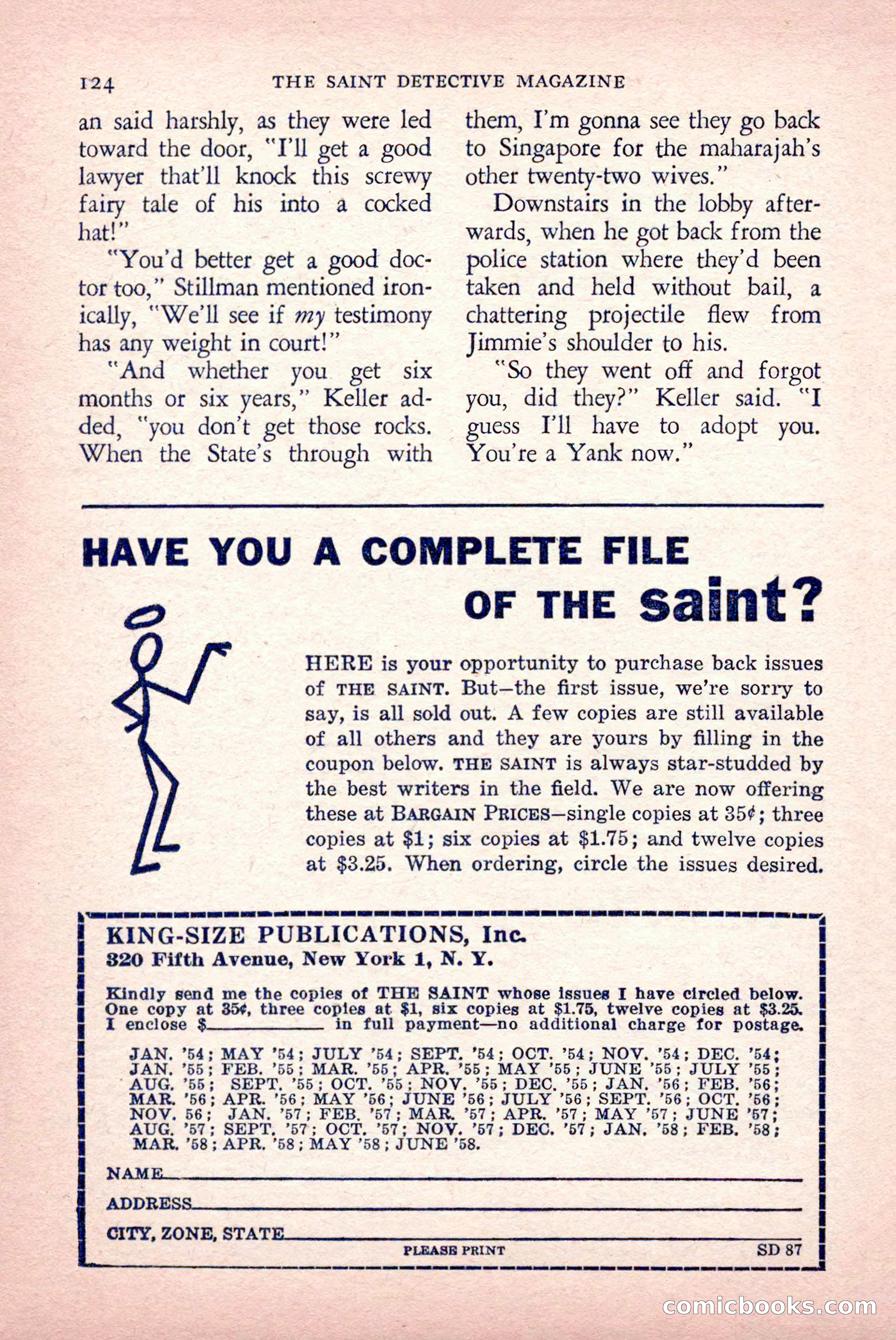 The Saint Detective Magazine — page 126 of 132