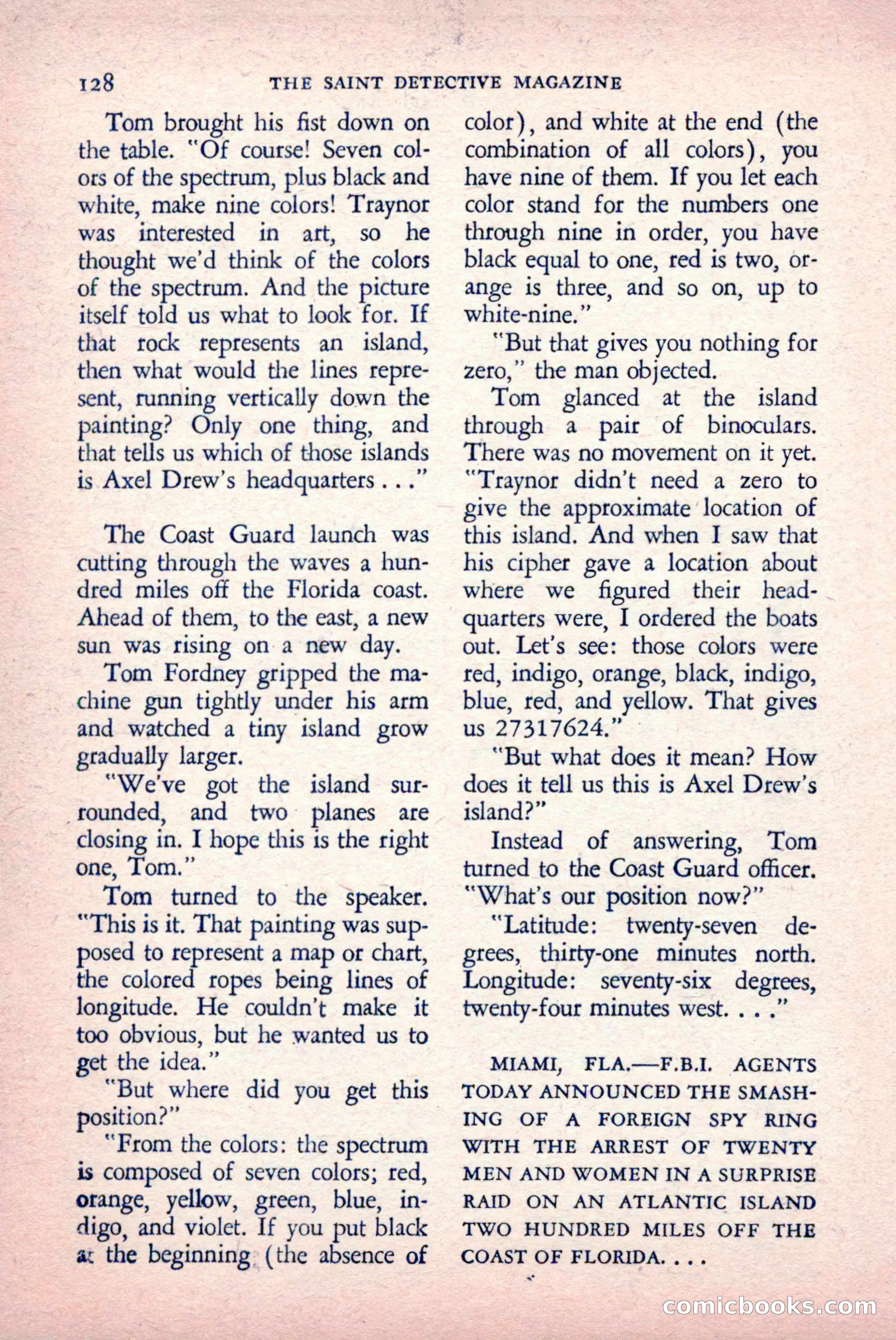 The Saint Detective Magazine — page 130 of 132