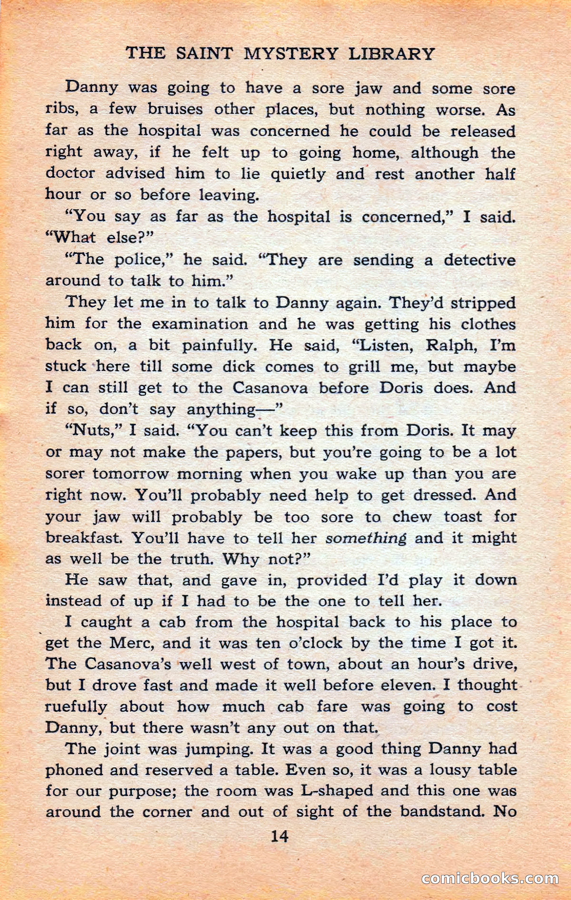 The Saint Mystery Library #120 — page 16 of 164