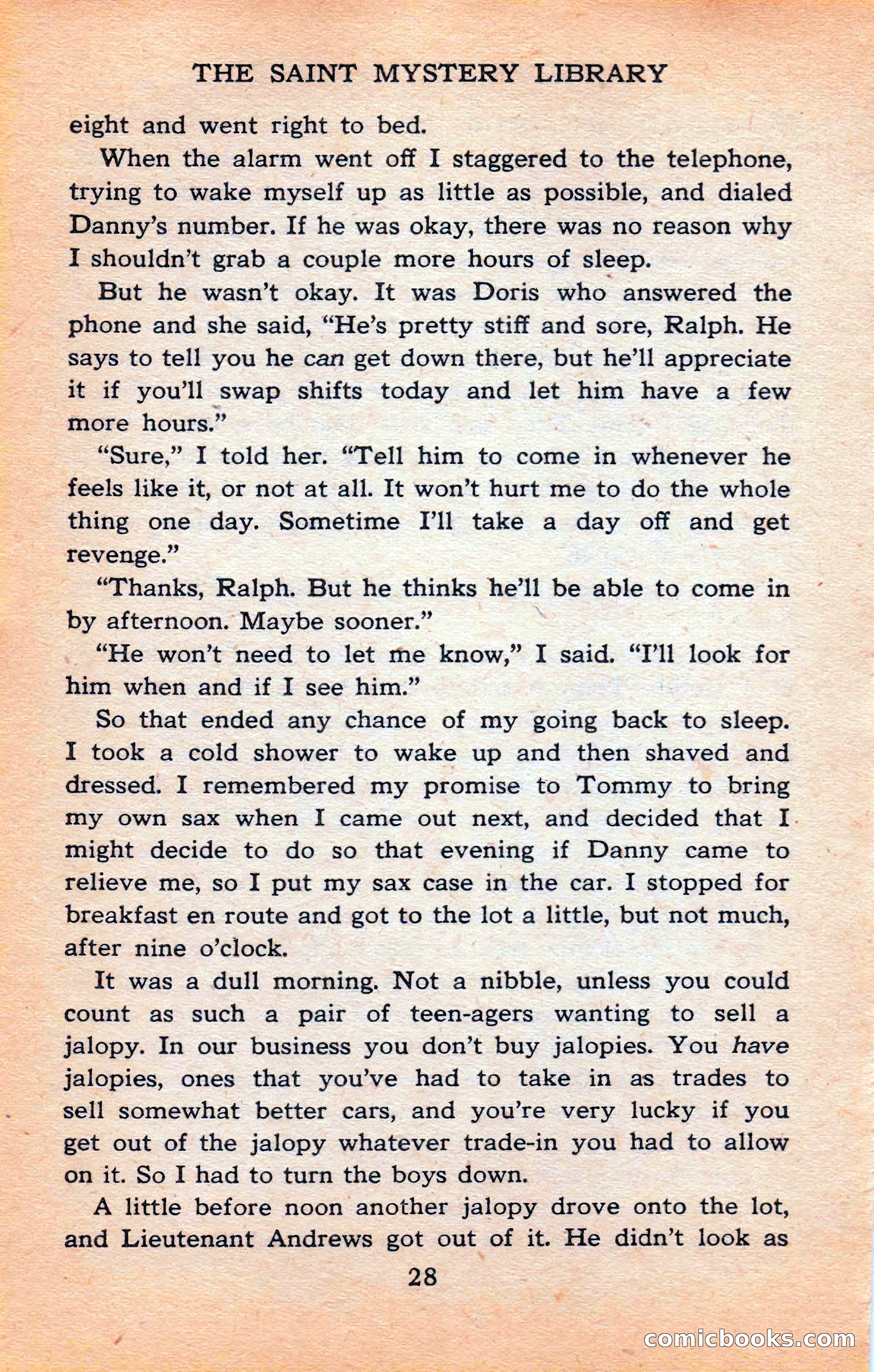 The Saint Mystery Library #120 — page 30 of 164
