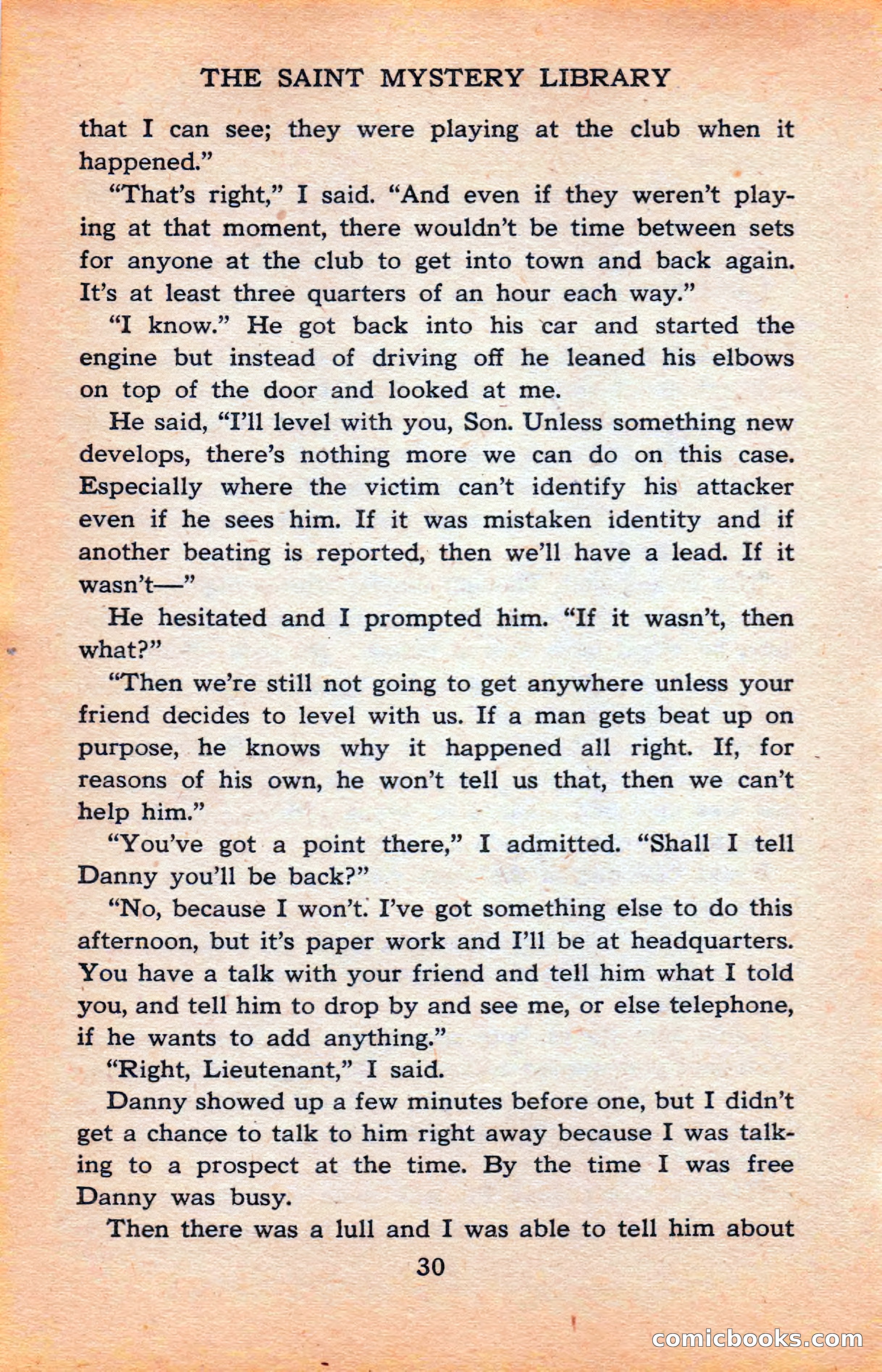 The Saint Mystery Library #120 — page 32 of 164