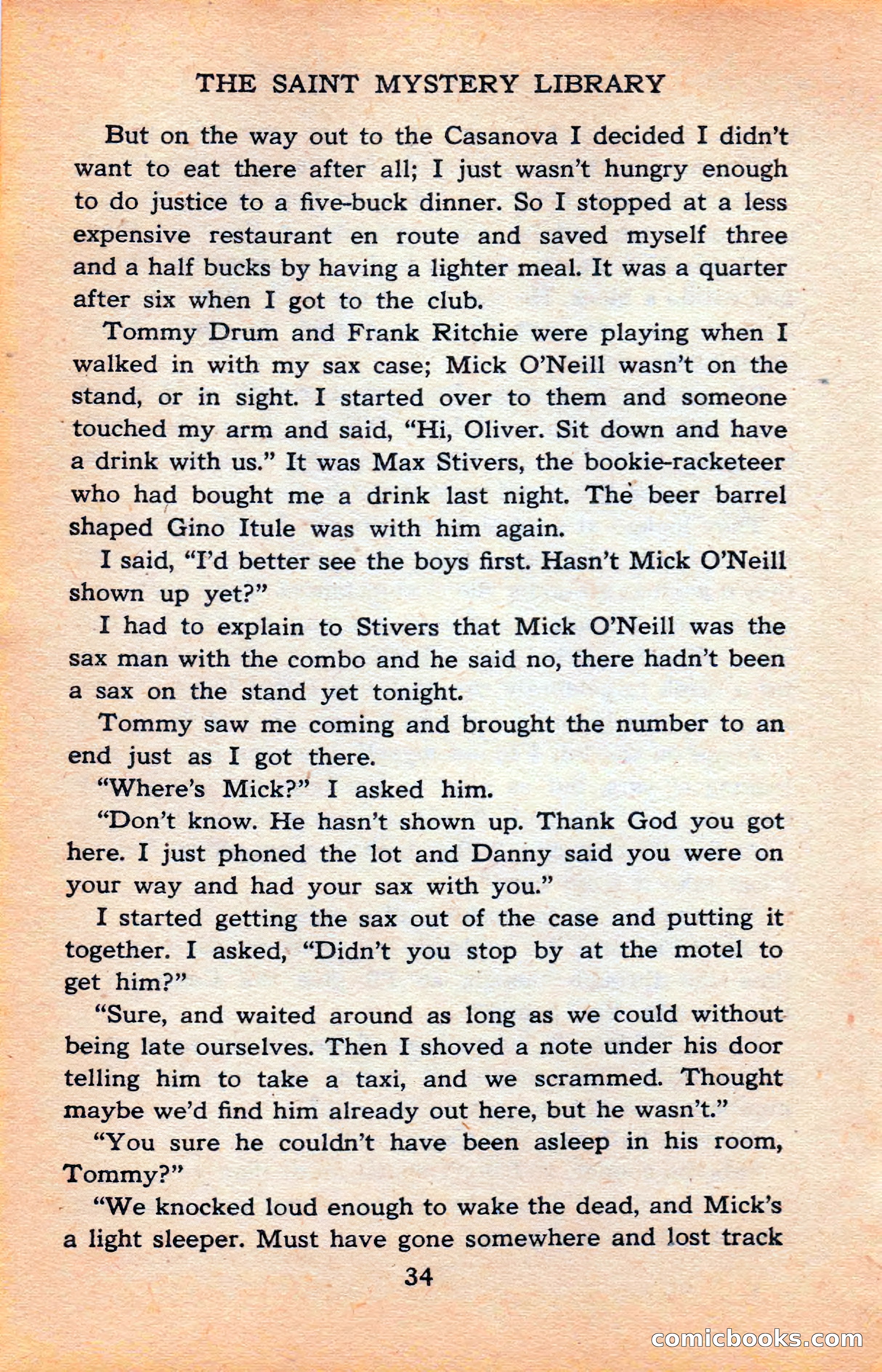 The Saint Mystery Library #120 — page 36 of 164