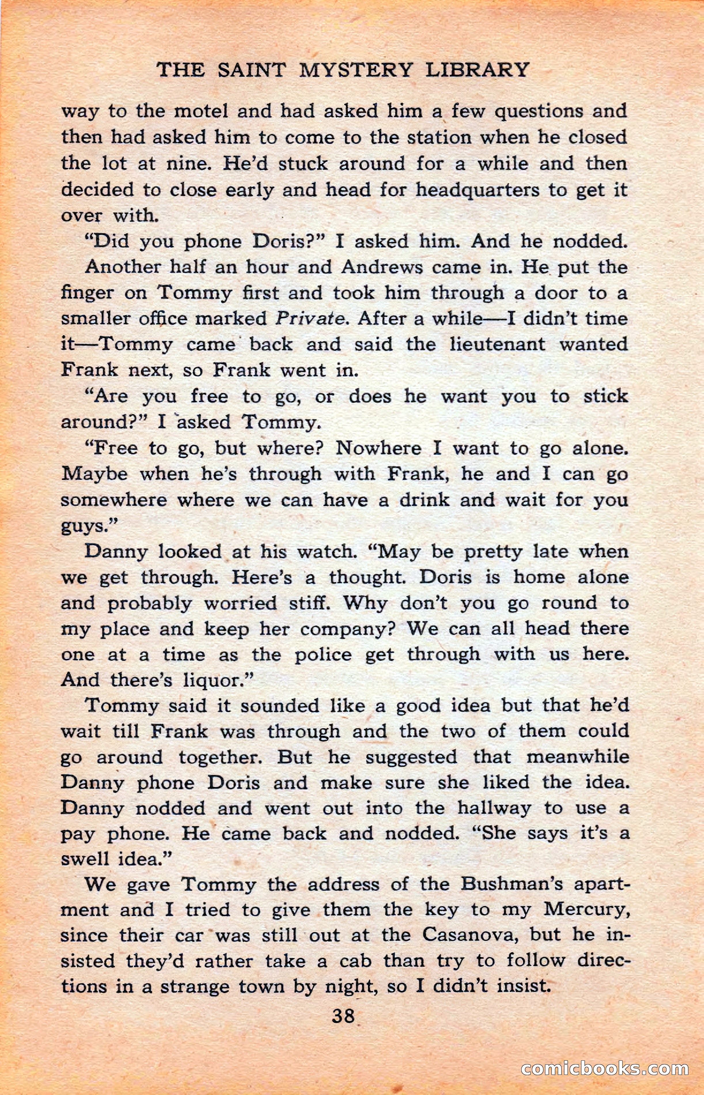 The Saint Mystery Library #120 — page 40 of 164