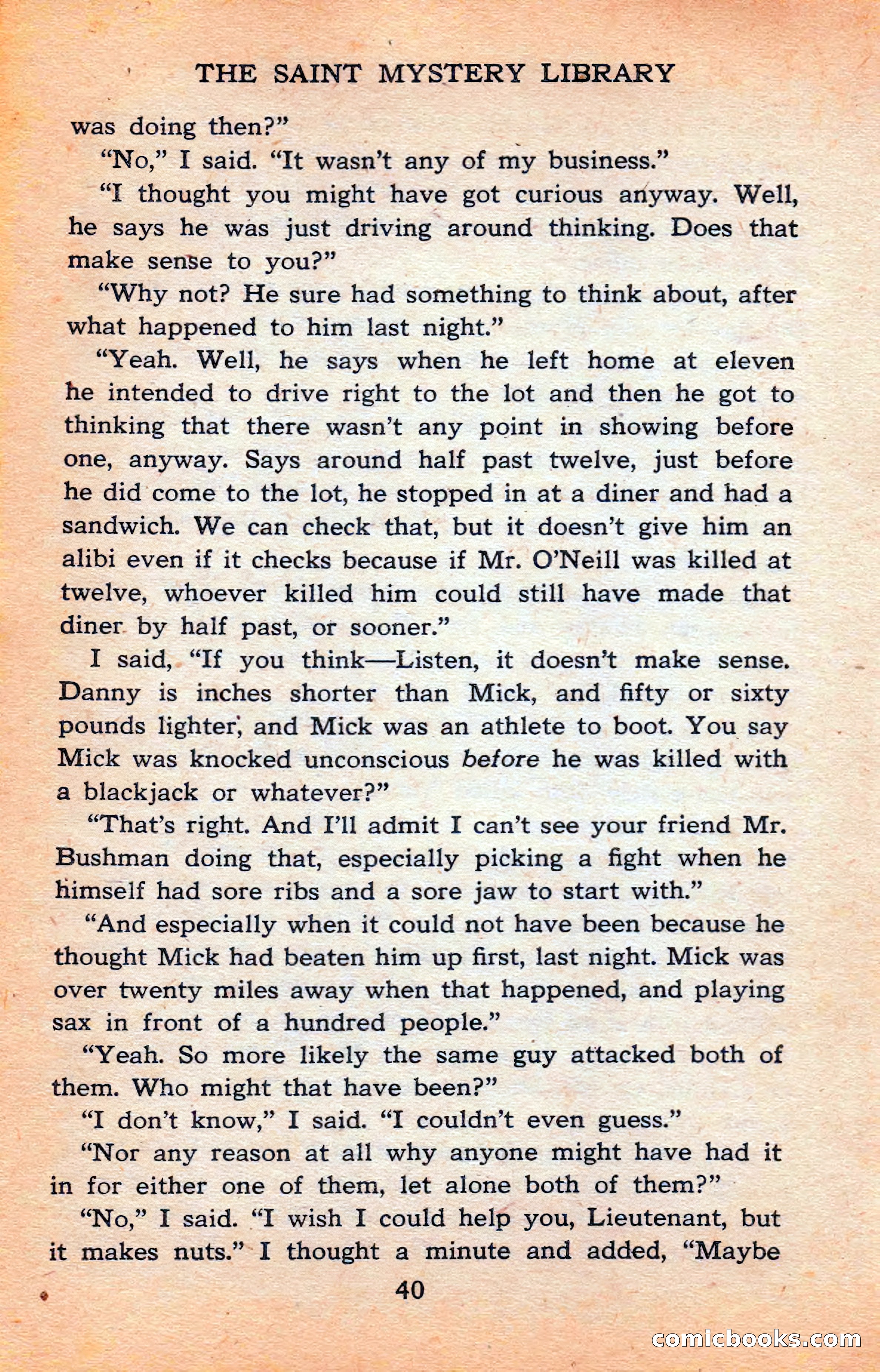 The Saint Mystery Library #120 — page 42 of 164