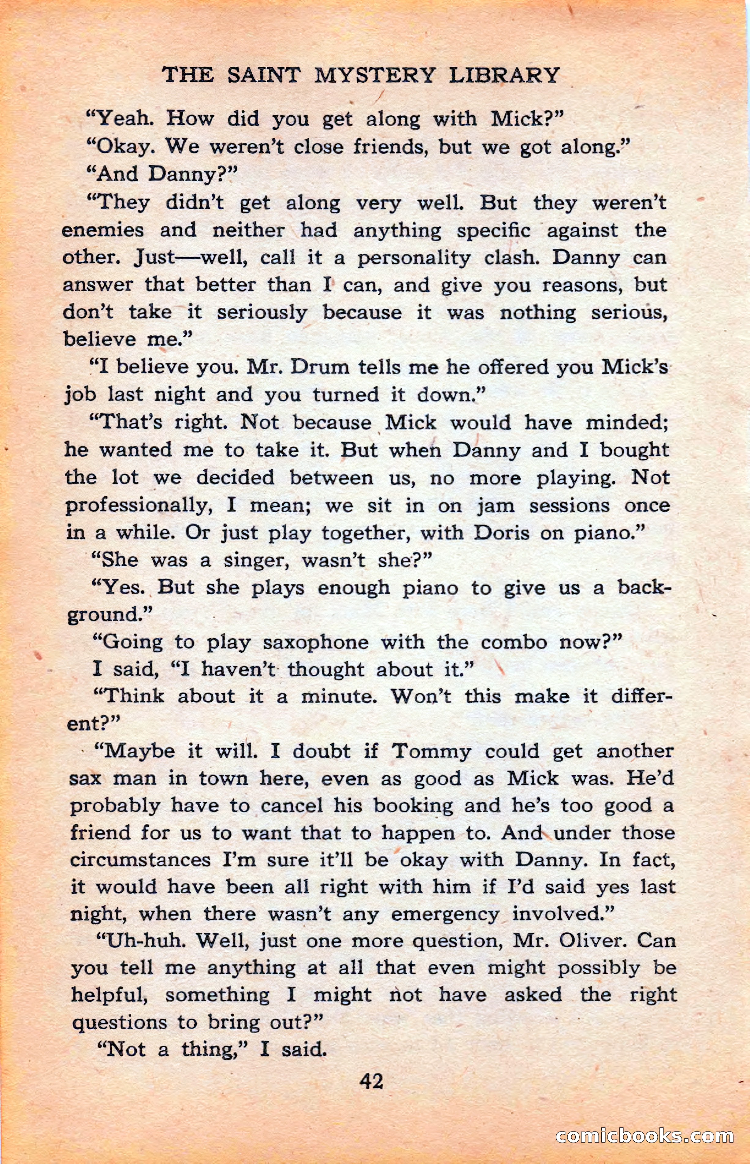 The Saint Mystery Library #120 — page 44 of 164