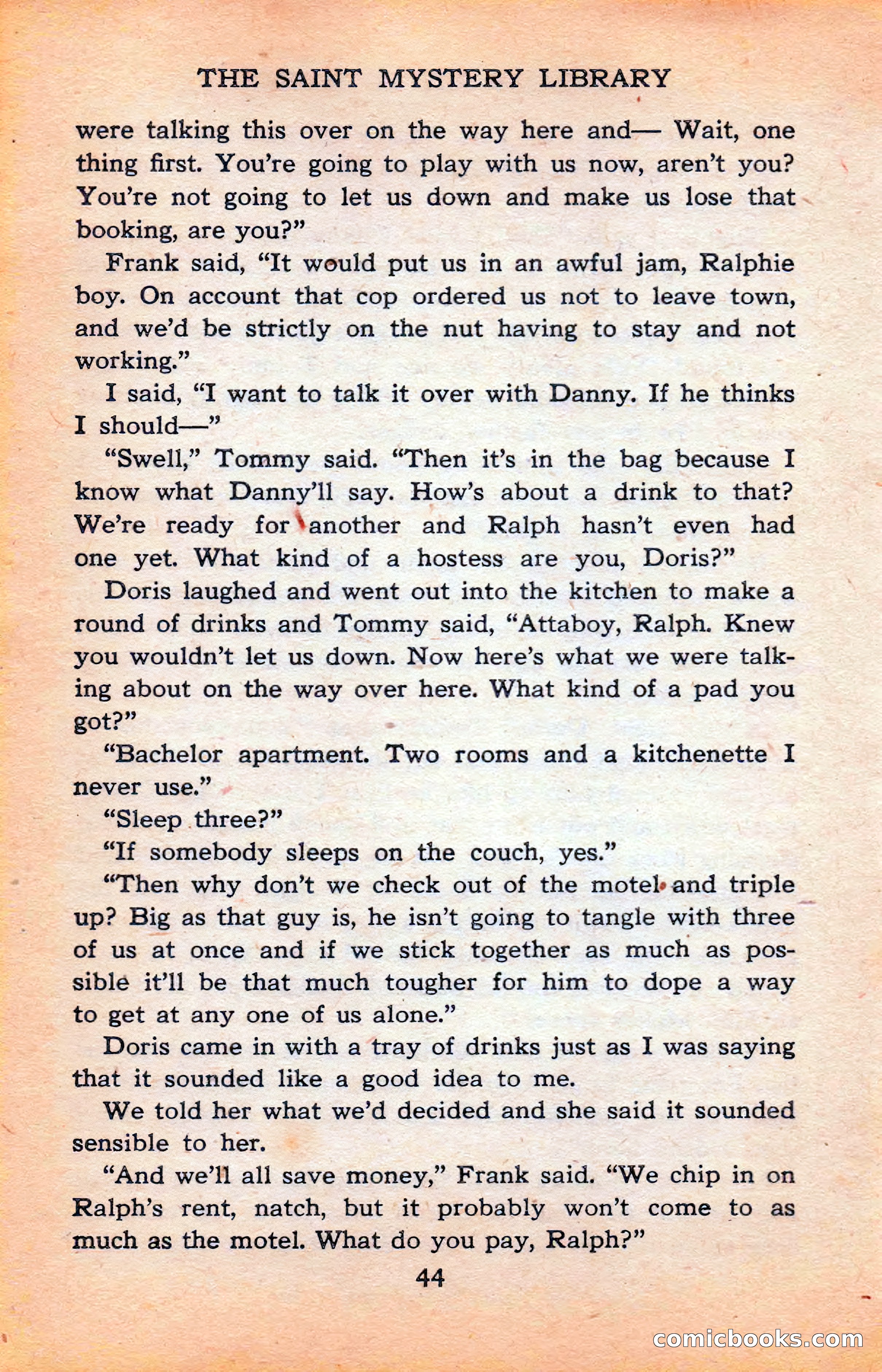 The Saint Mystery Library #120 — page 46 of 164