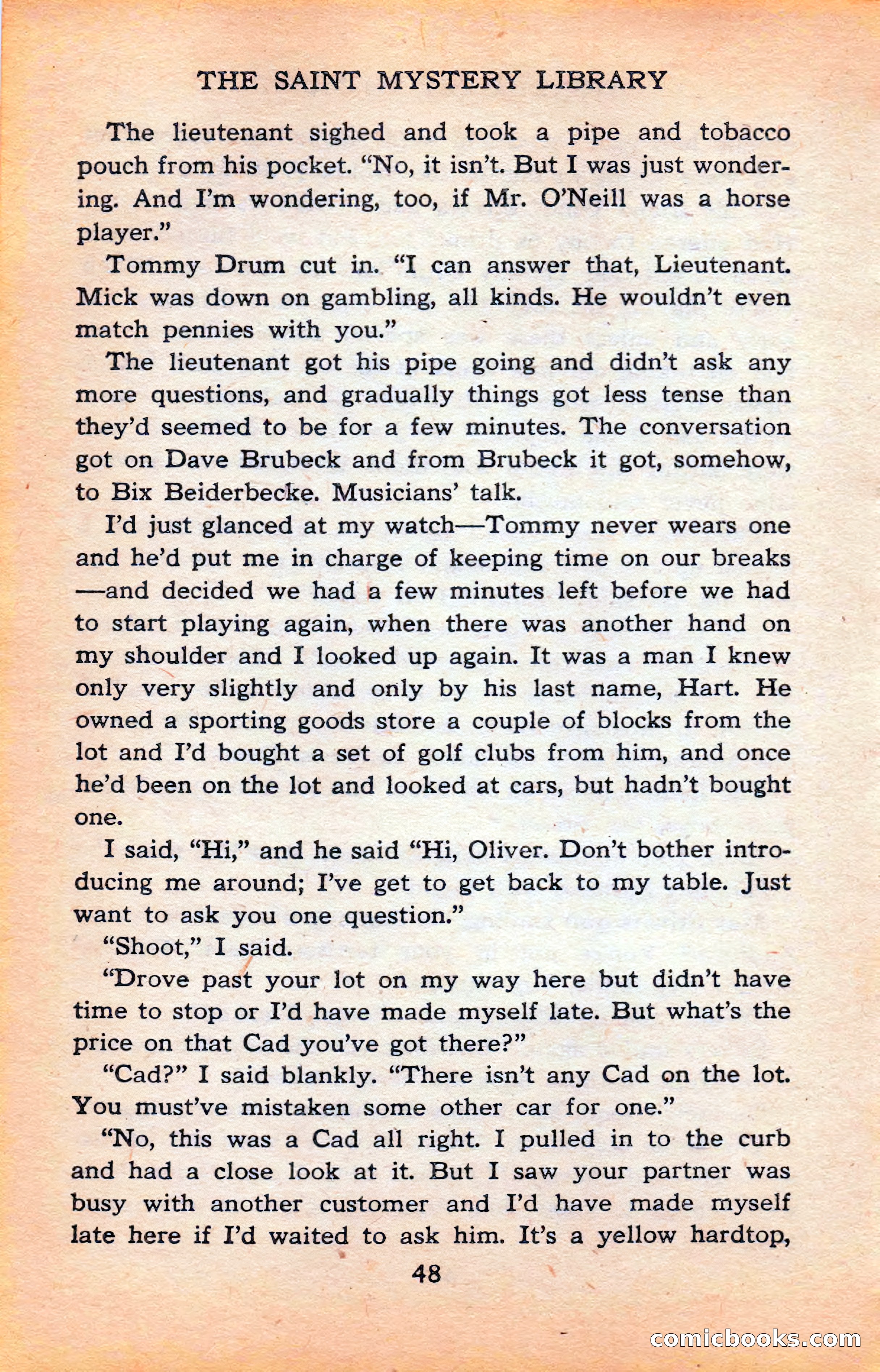 The Saint Mystery Library #120 — page 50 of 164