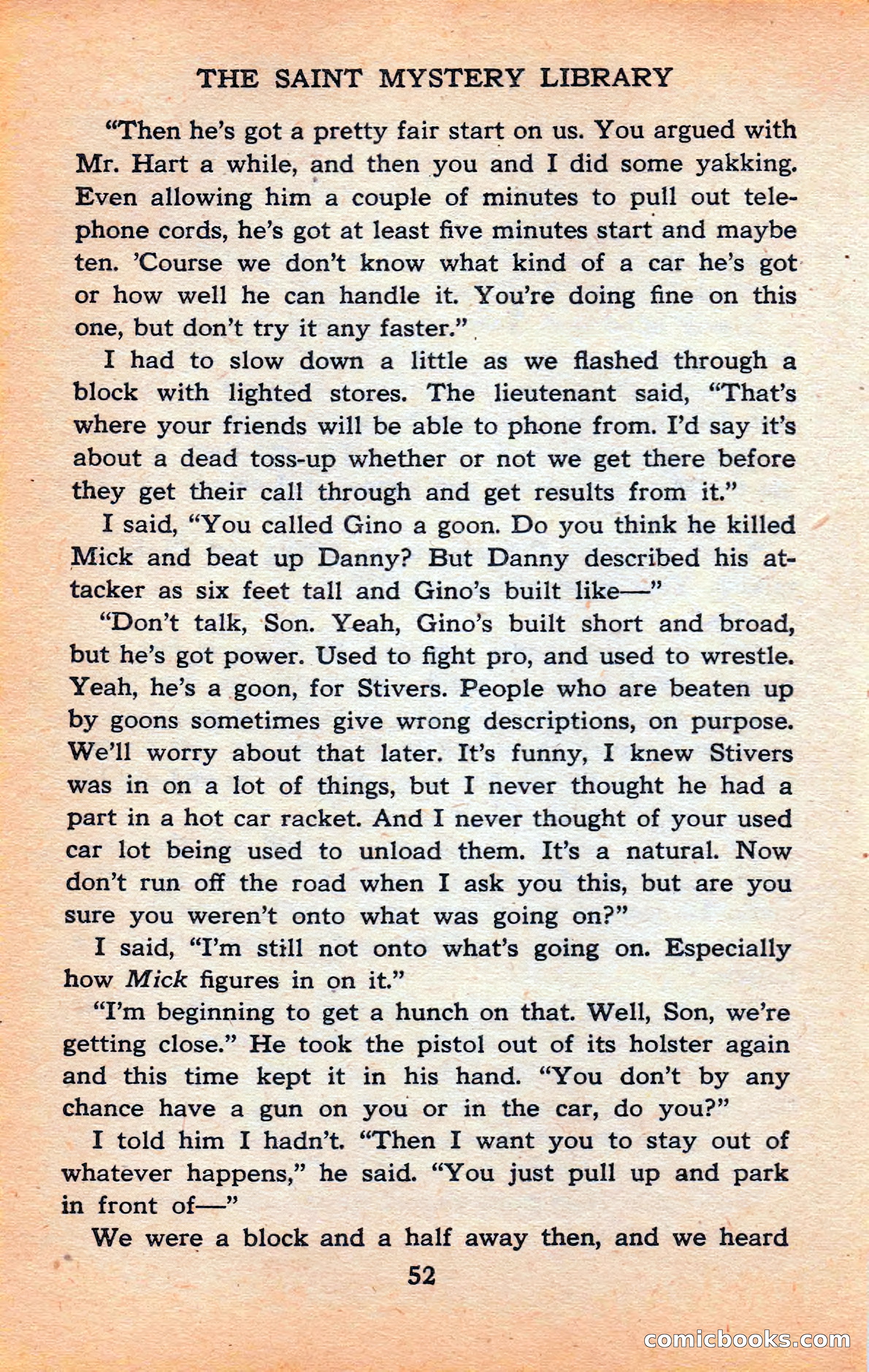 The Saint Mystery Library #120 — page 54 of 164