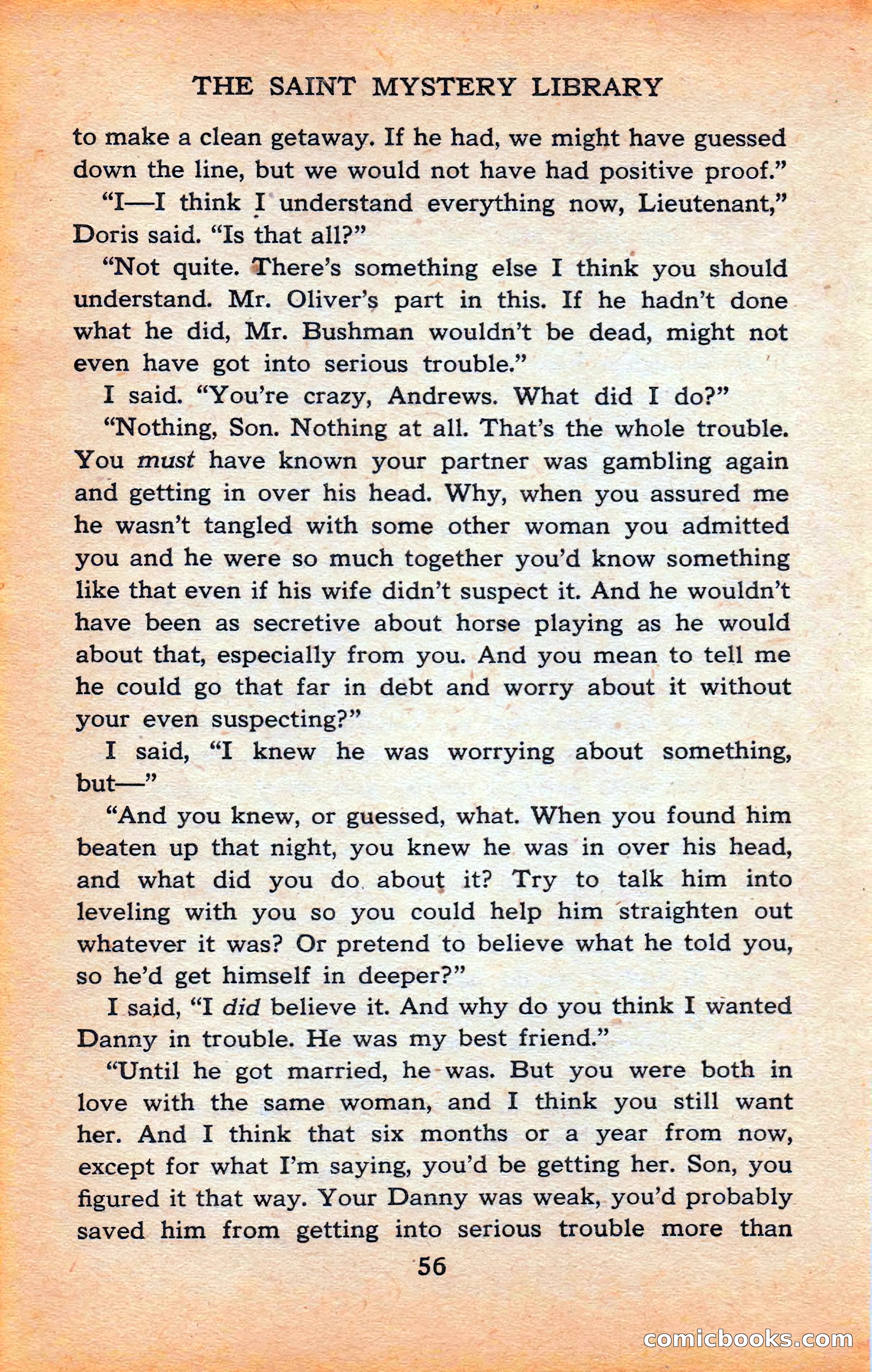 The Saint Mystery Library #120 — page 58 of 164