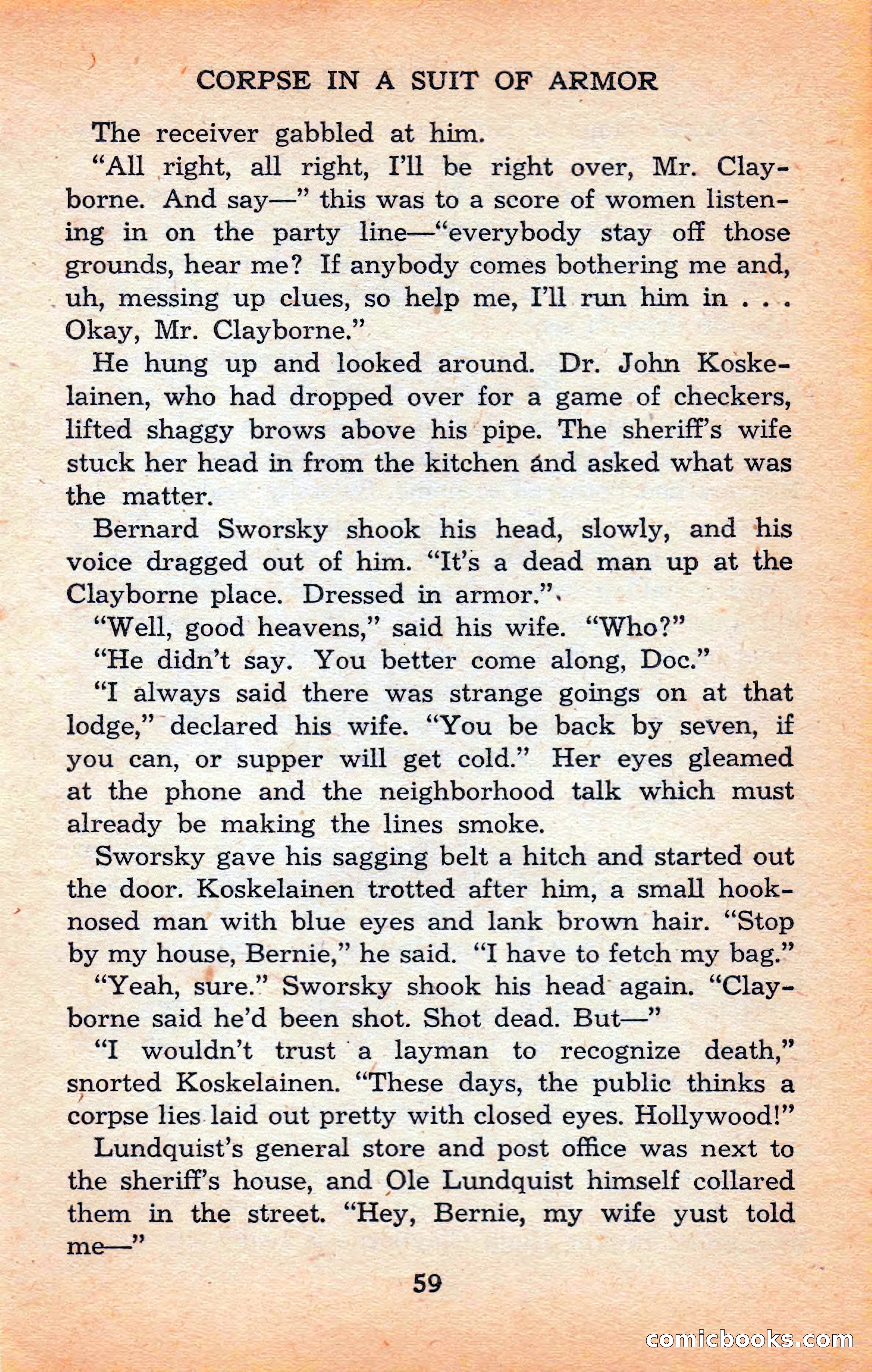 The Saint Mystery Library #120 — page 61 of 164