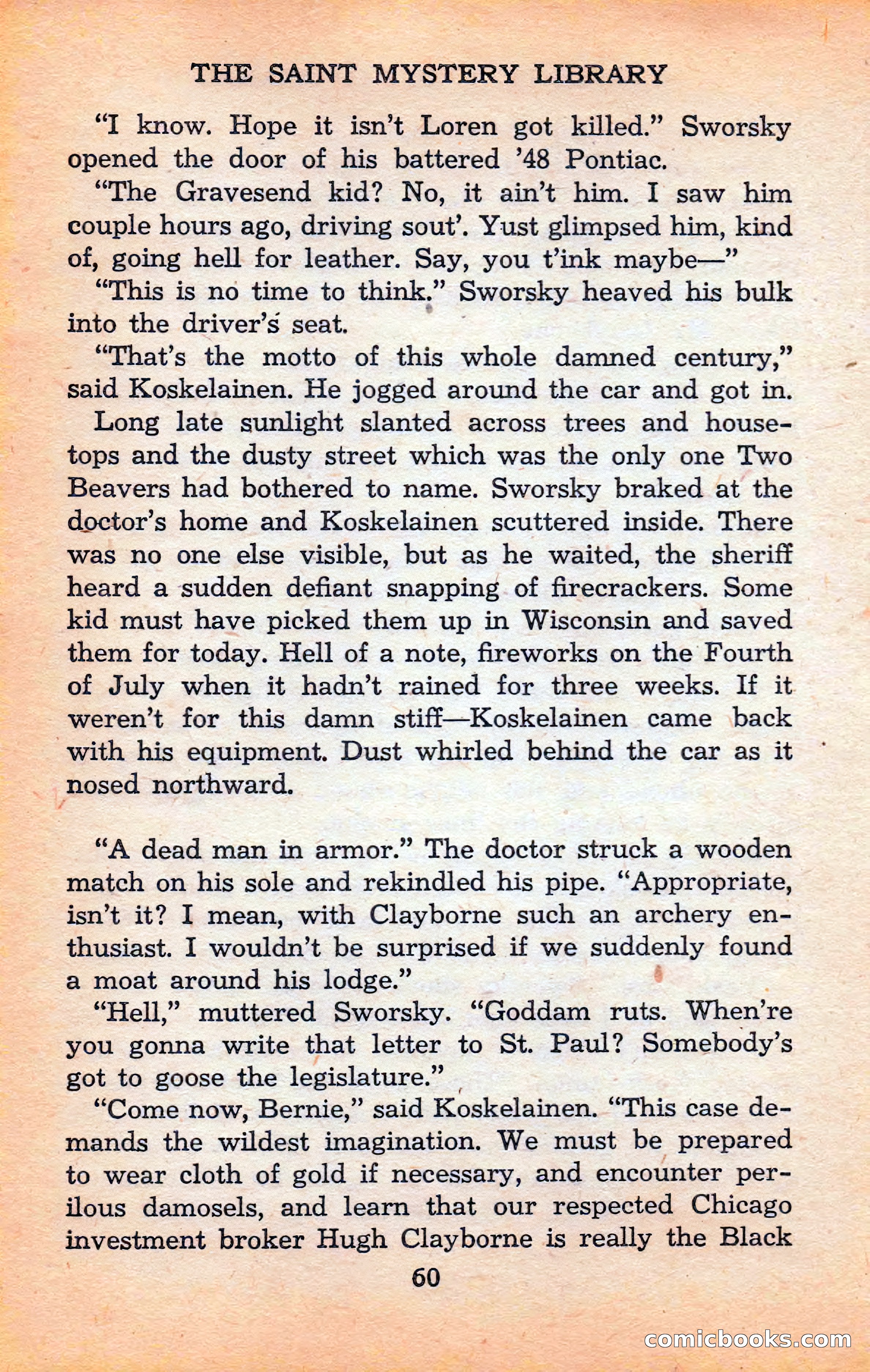 The Saint Mystery Library #120 — page 62 of 164