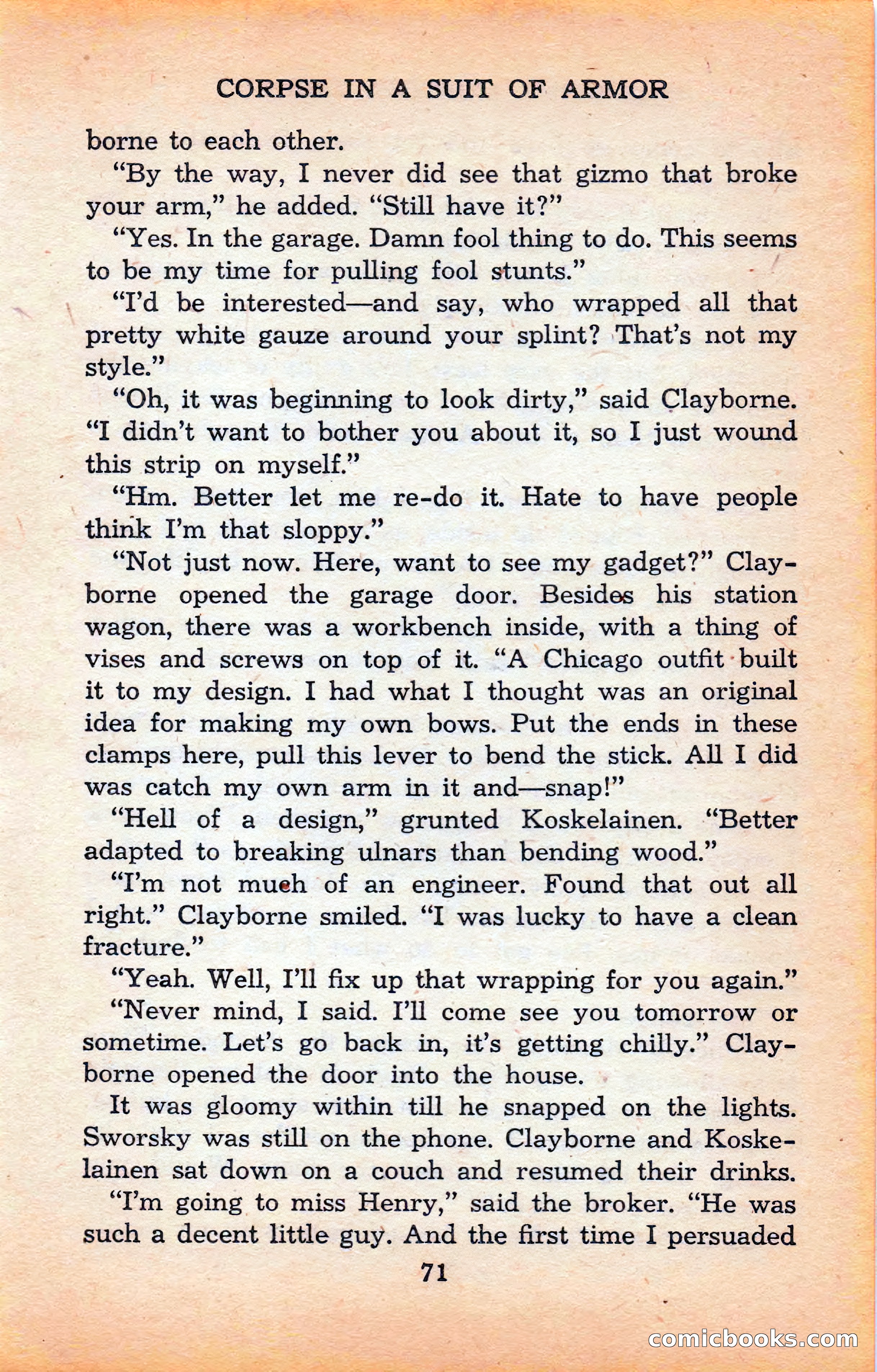 The Saint Mystery Library #120 — page 73 of 164