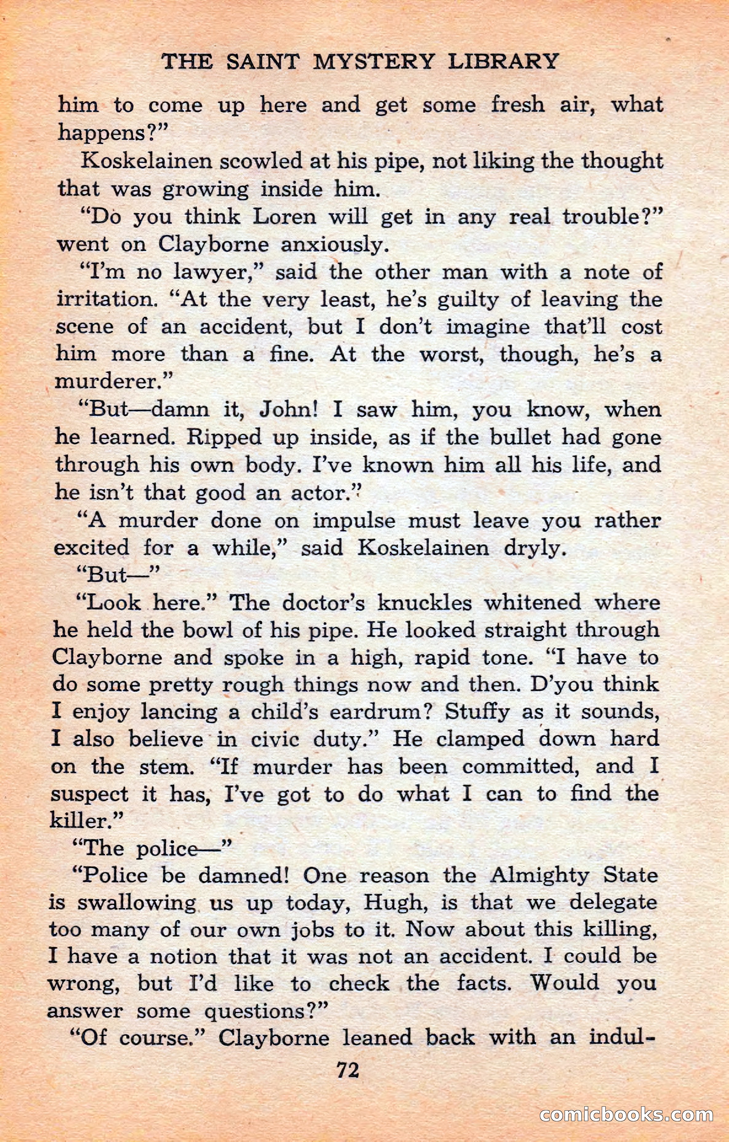 The Saint Mystery Library #120 — page 74 of 164