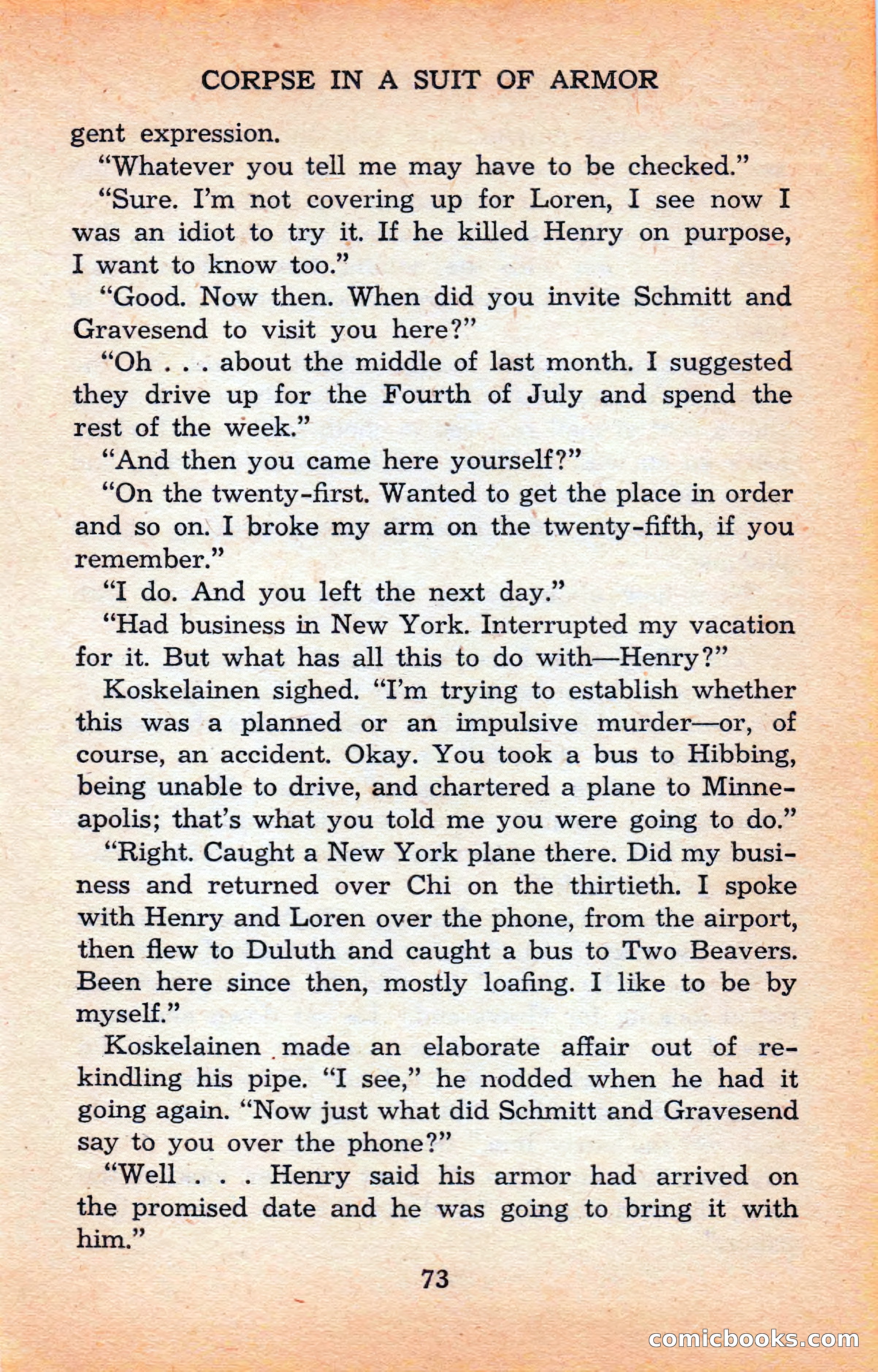 The Saint Mystery Library #120 — page 75 of 164