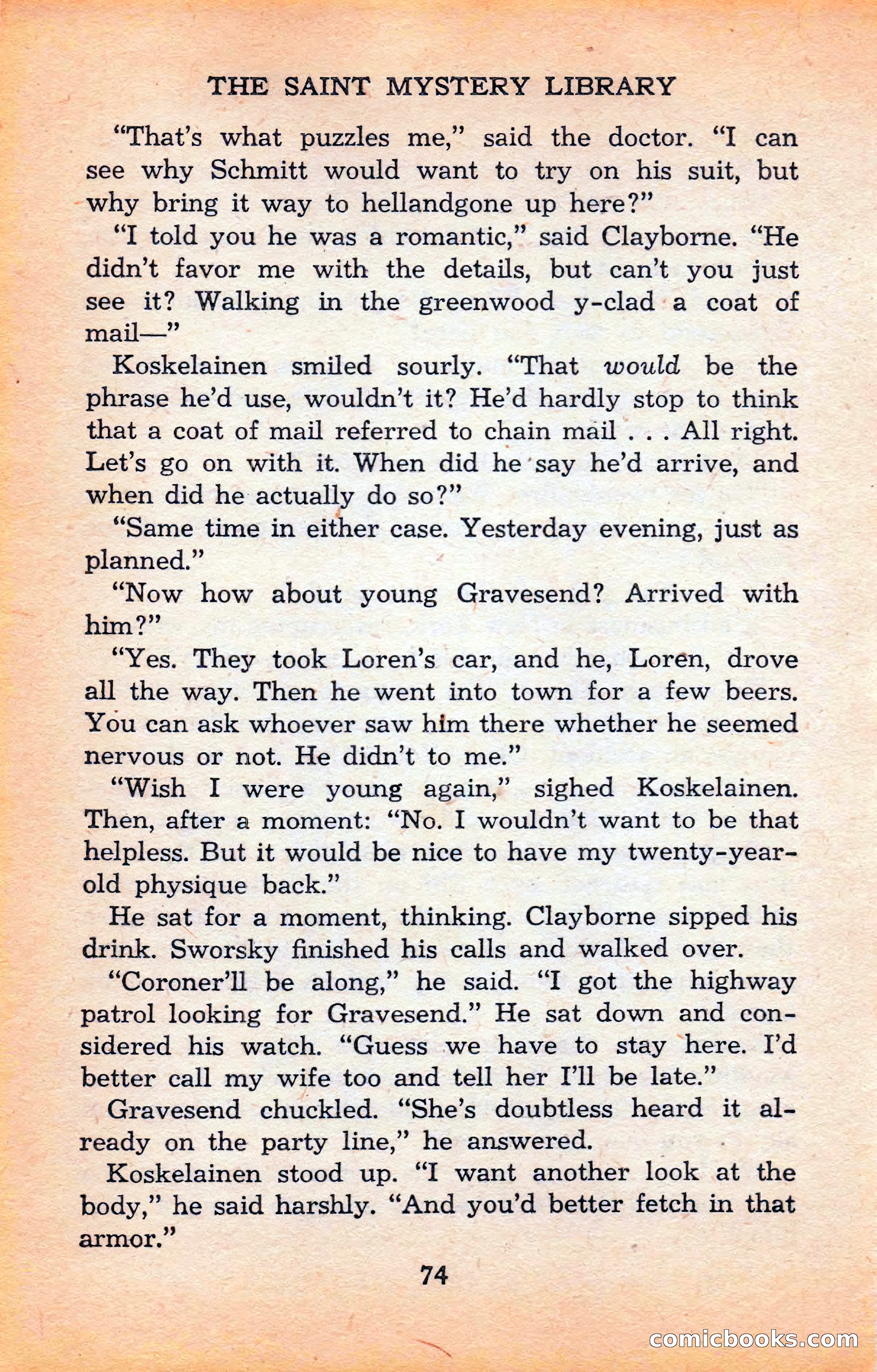 The Saint Mystery Library #120 — page 76 of 164