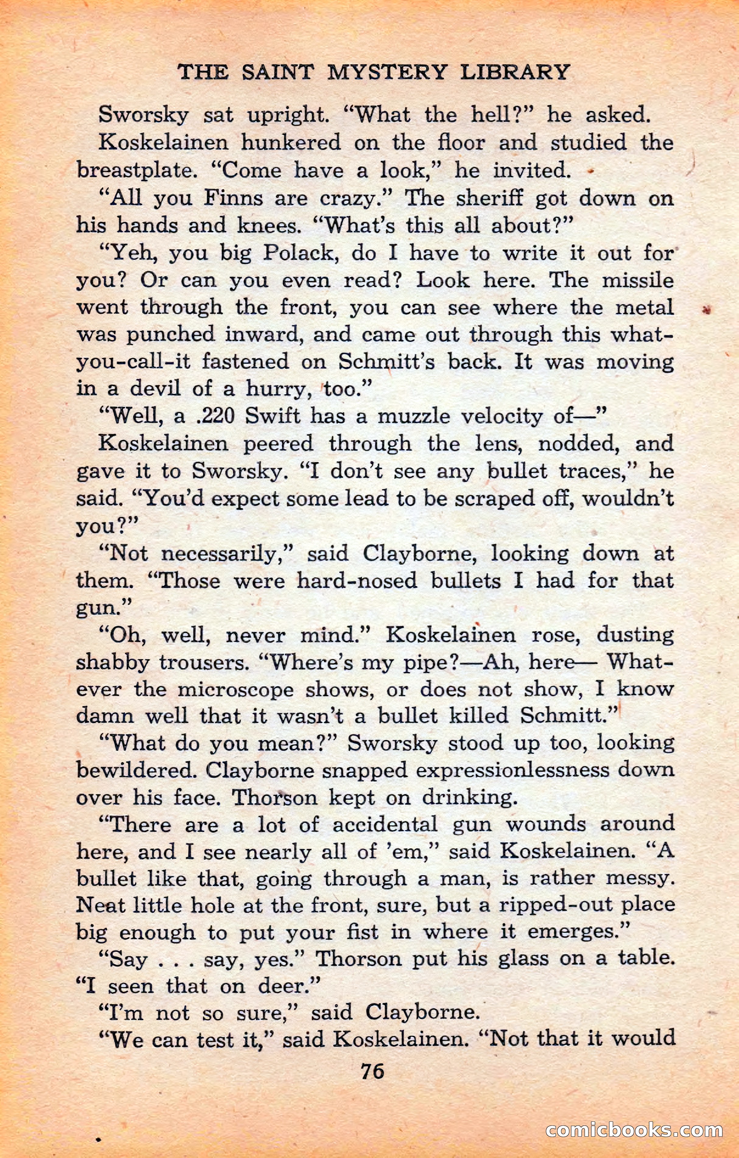 The Saint Mystery Library #120 — page 78 of 164