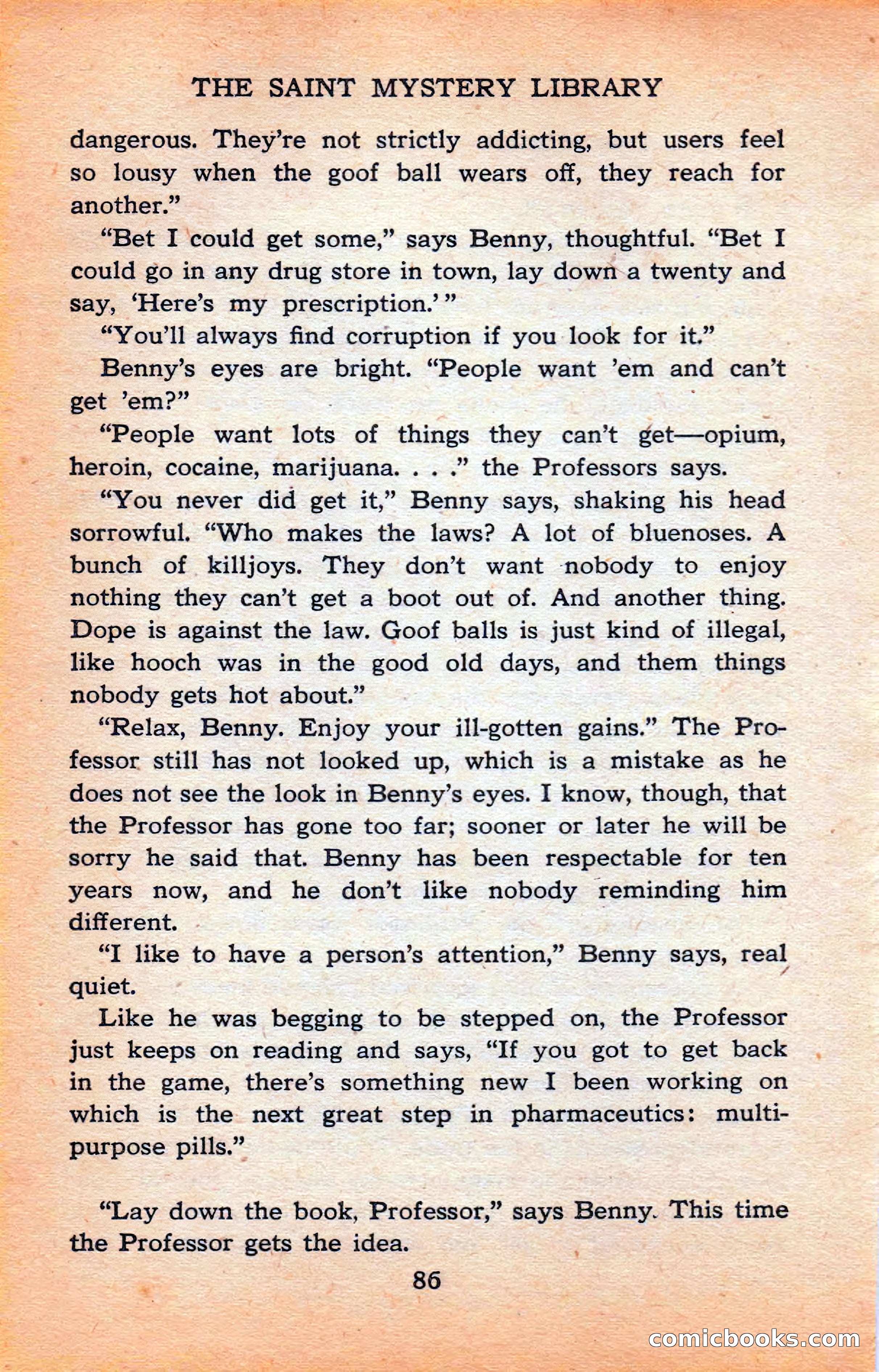 The Saint Mystery Library #120 — page 88 of 164