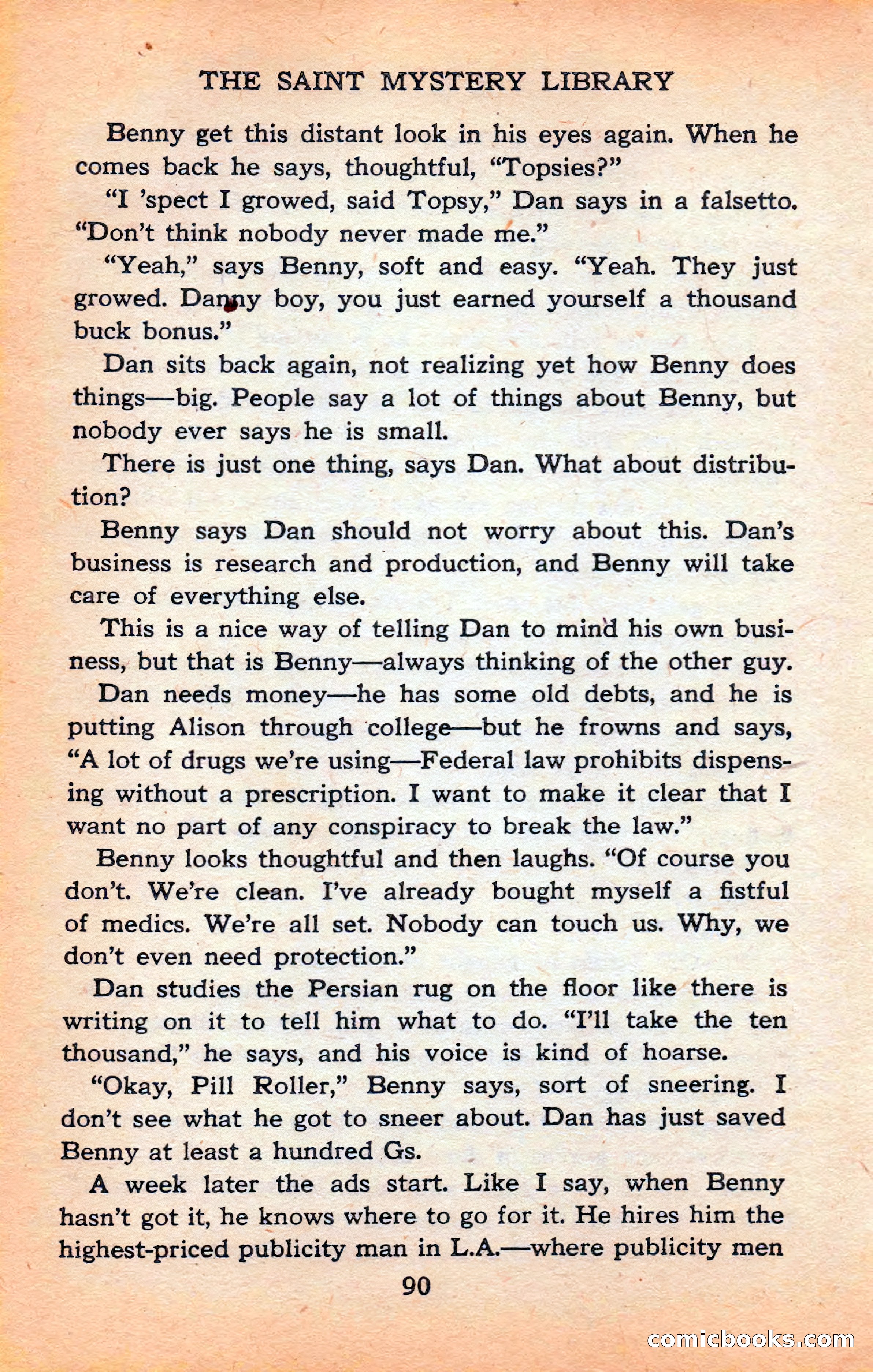 The Saint Mystery Library #120 — page 92 of 164