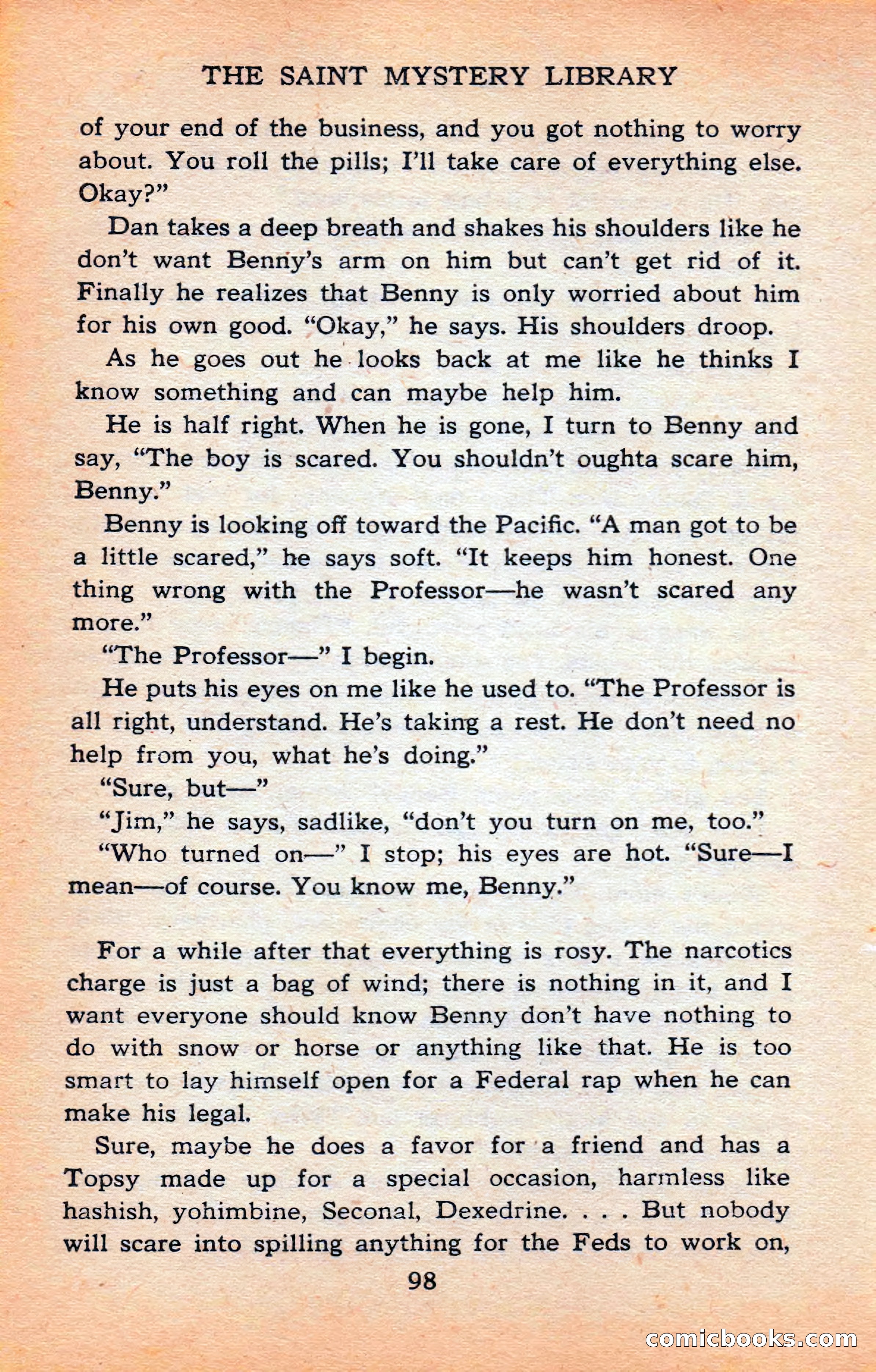 The Saint Mystery Library #120 — page 100 of 164