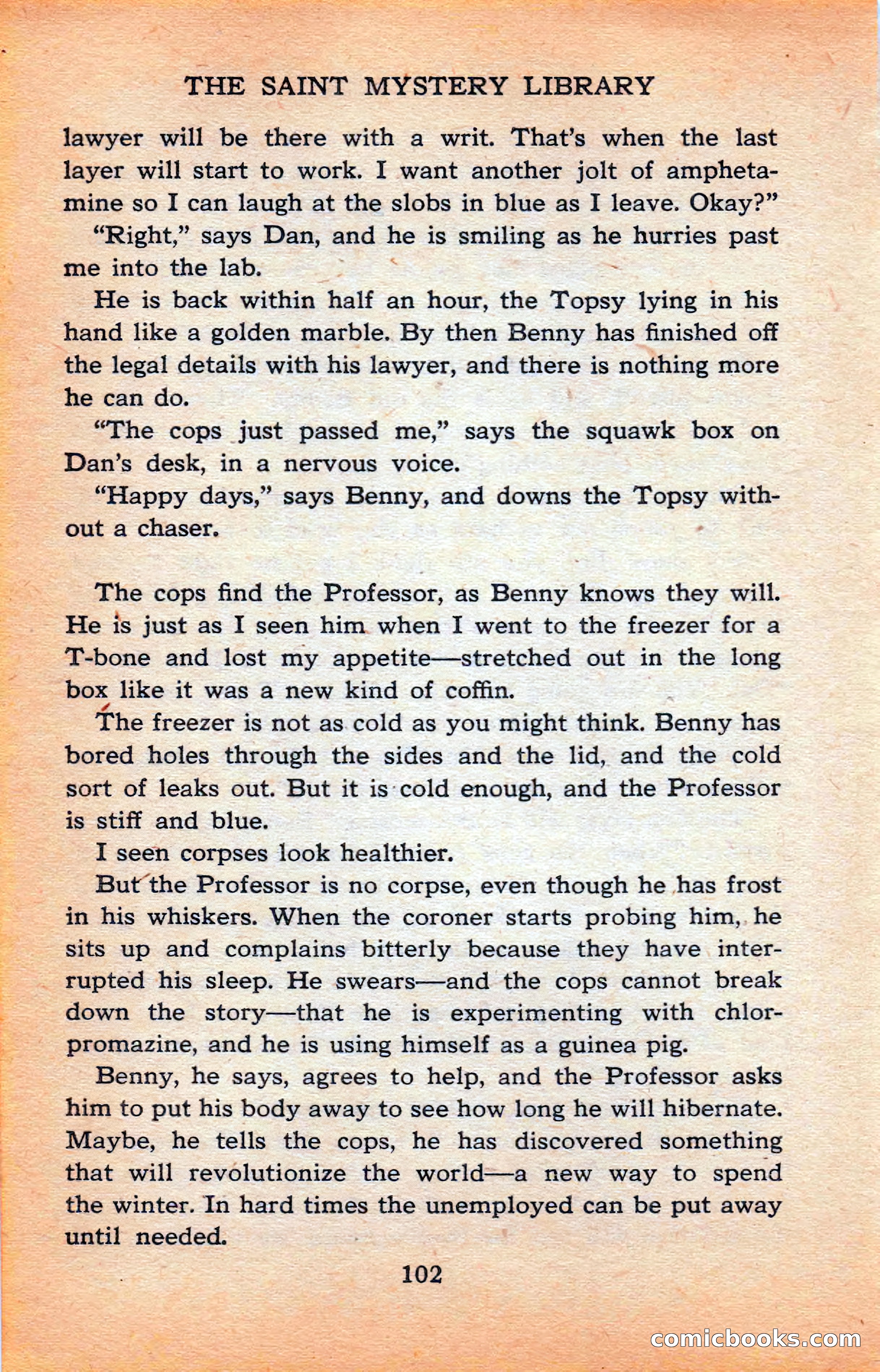 The Saint Mystery Library #120 — page 104 of 164