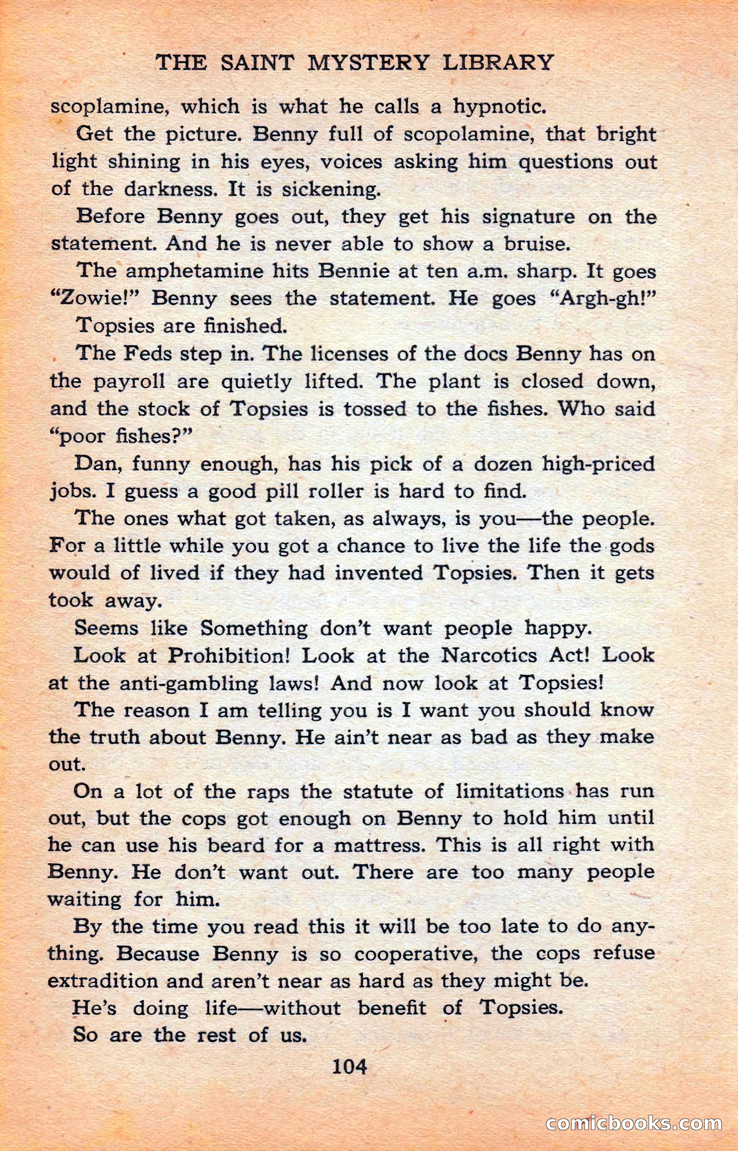 The Saint Mystery Library #120 — page 106 of 164
