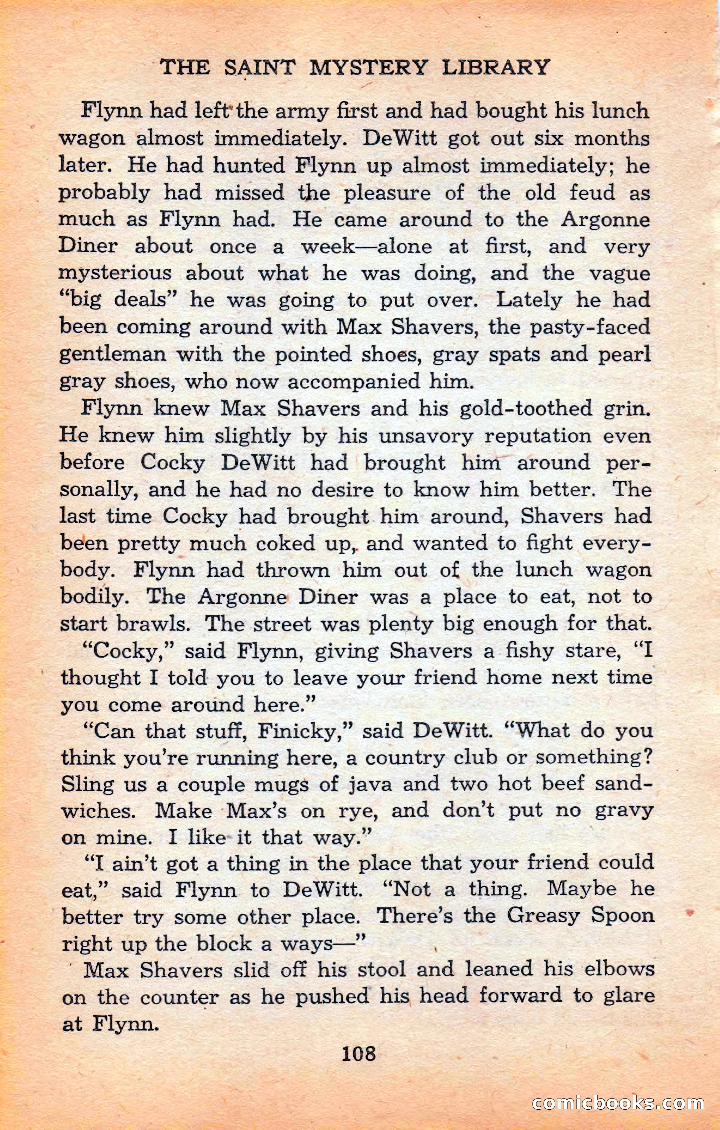 The Saint Mystery Library #120 — page 110 of 164